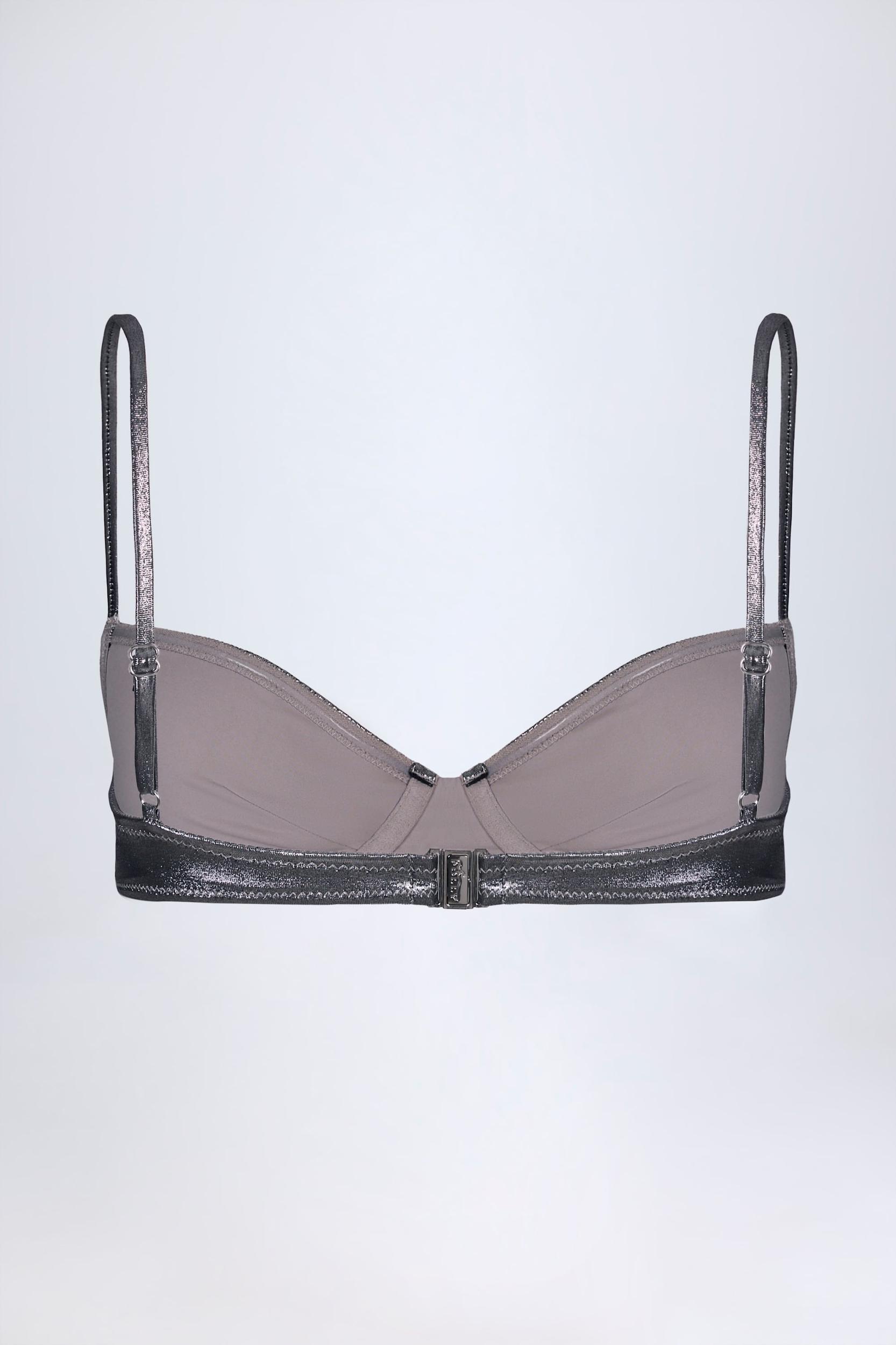 Underwired Bikini Top in Silver Product Image