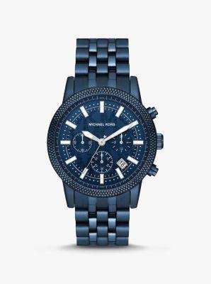 Oversized Hutton Navy-Tone Watch Product Image