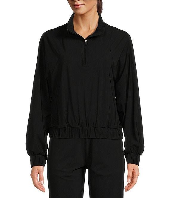 Sweaty Betty Explorer Stand Collar Quarter Zip Long Sleeve Pullover Product Image