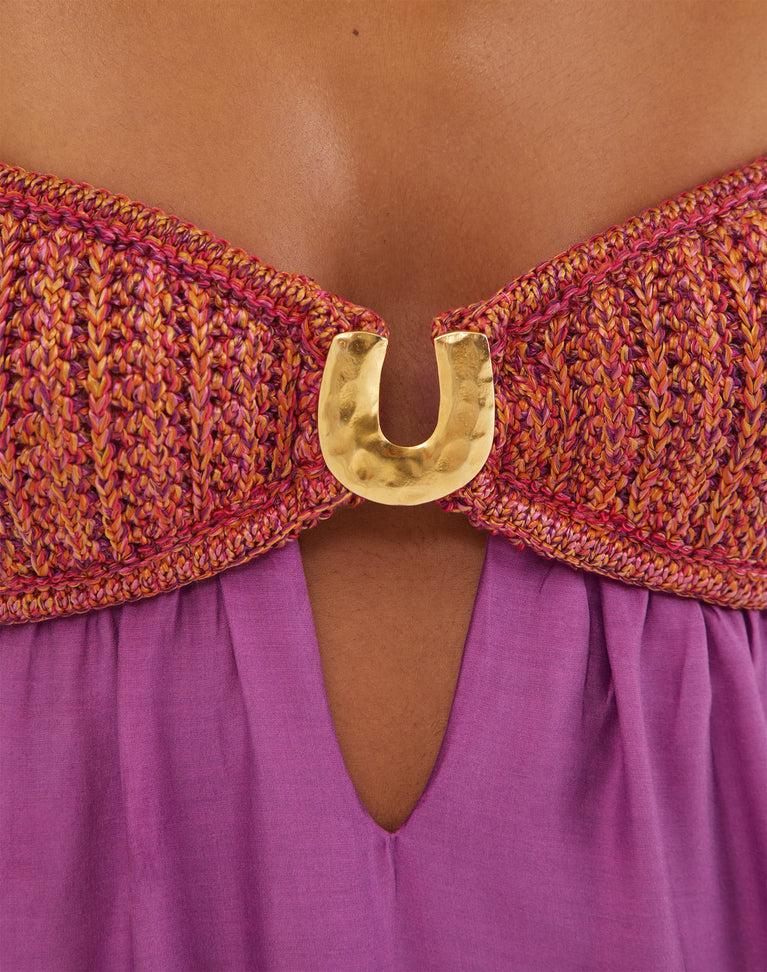 Aria Long Dress - Berry Burst Product Image