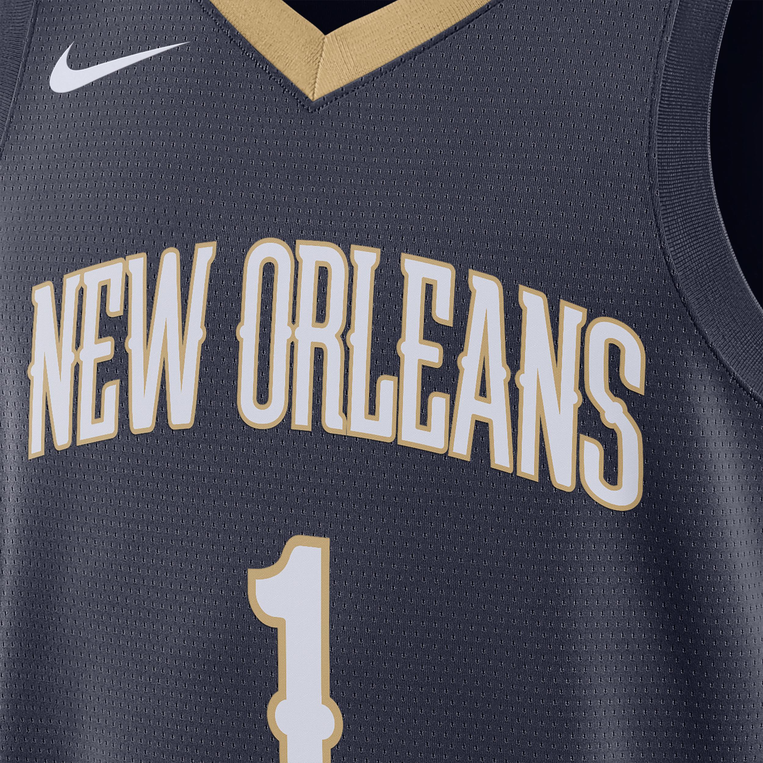New Orleans Pelicans Icon Edition Nike Mens Dri-FIT NBA Swingman Jersey | DN2014-419 Product Image