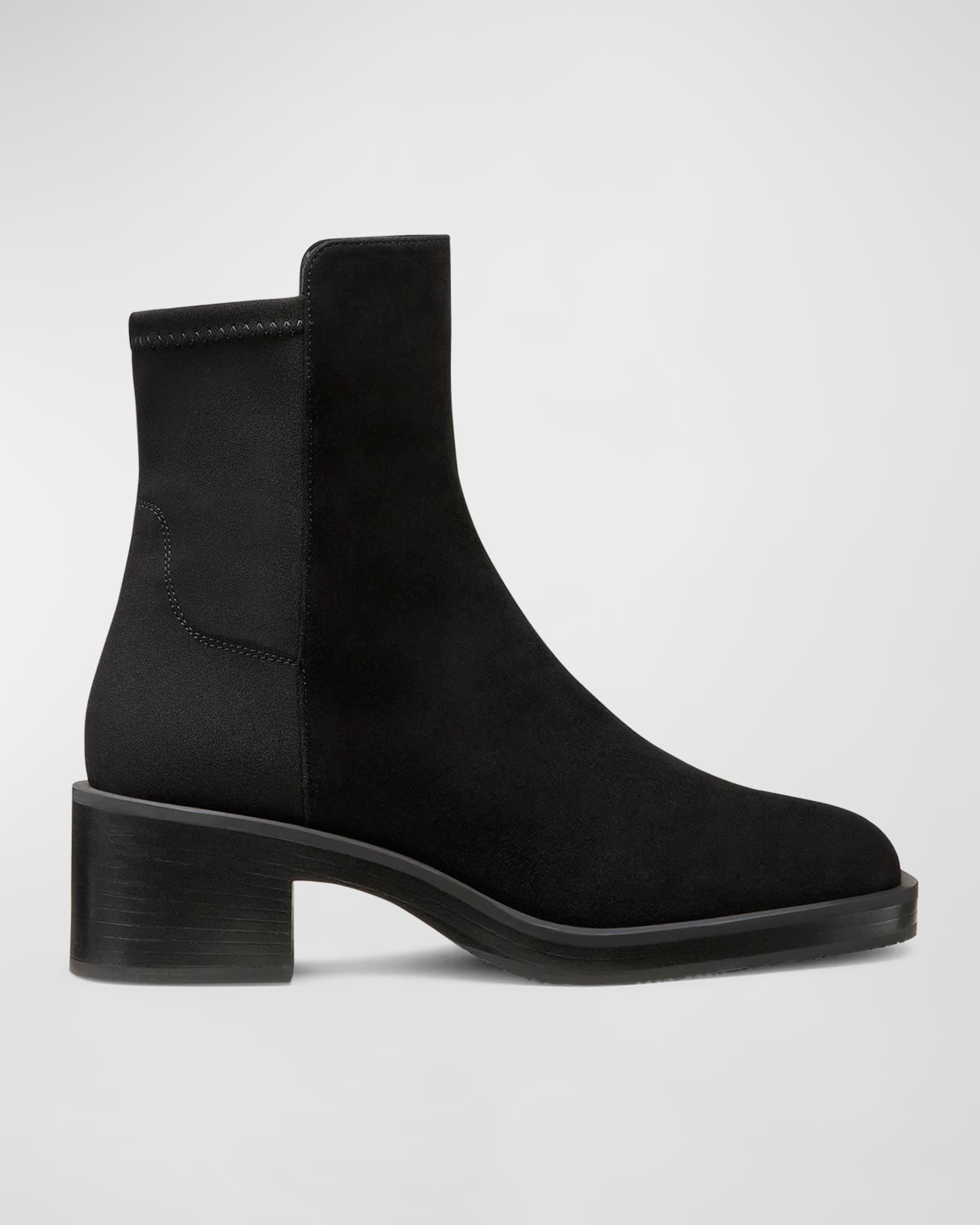 Kaia Stretch Suede Ankle Booties Product Image