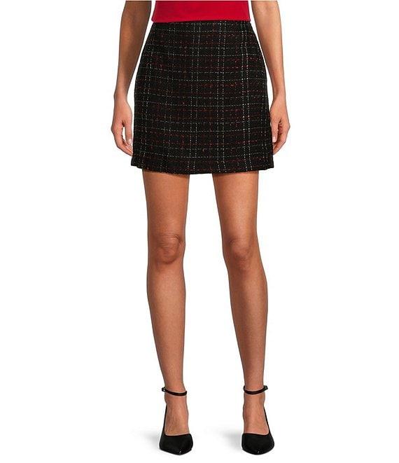 Calvin Klein Tweed A-line Mini Skirt Product Image