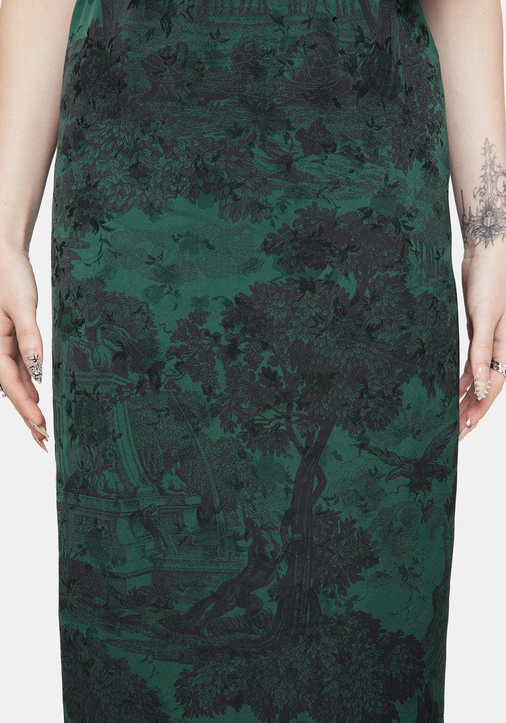 Solara Toile Print Maxi Skirt Product Image