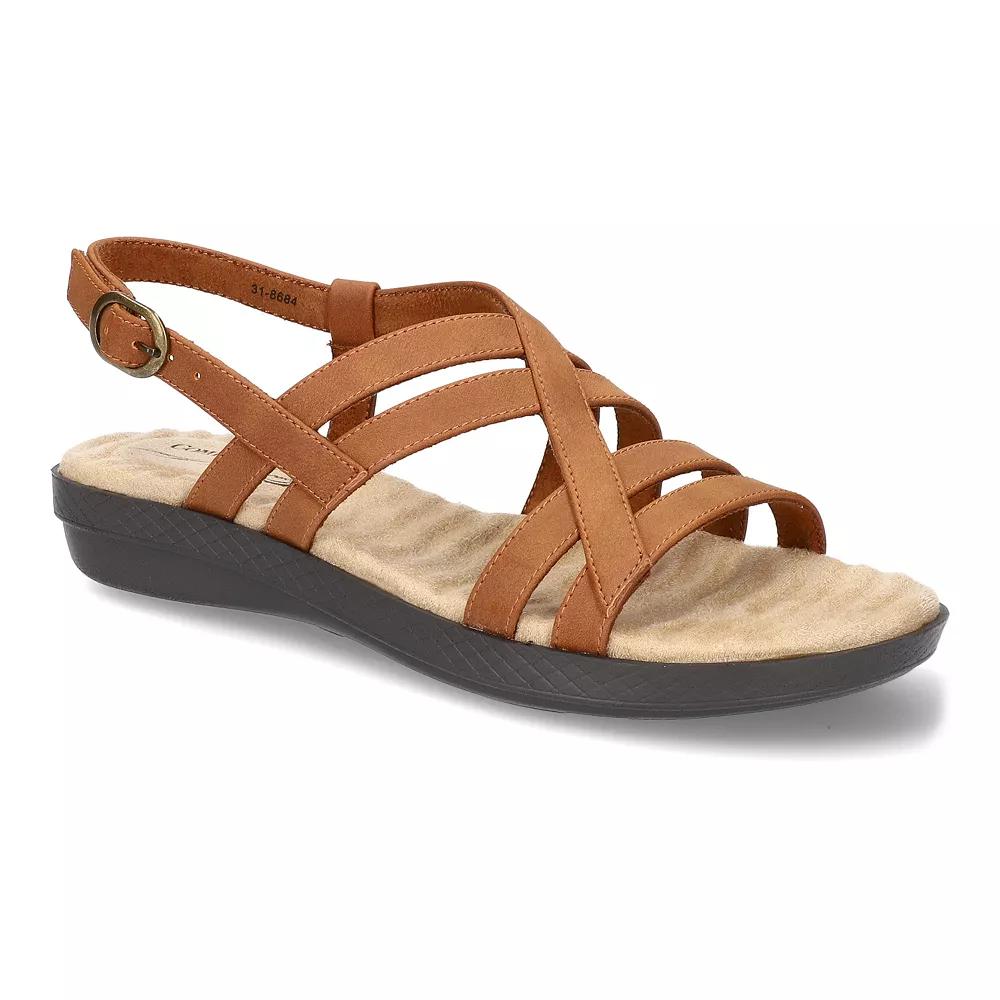 Easy Street Lobo Women's Strappy Slingback Sandals,  Product Image