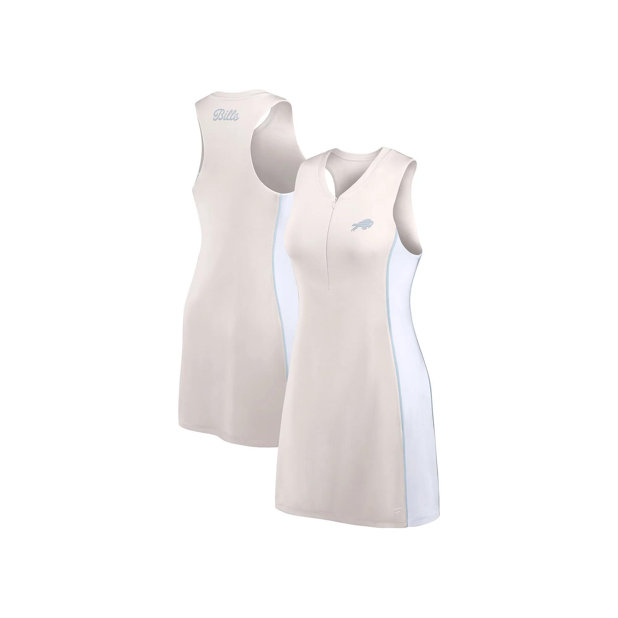 Women's Fanatics Cream St. Louis Cardinals Studio Boost Athletic Half-Zip Dress,  Product Image