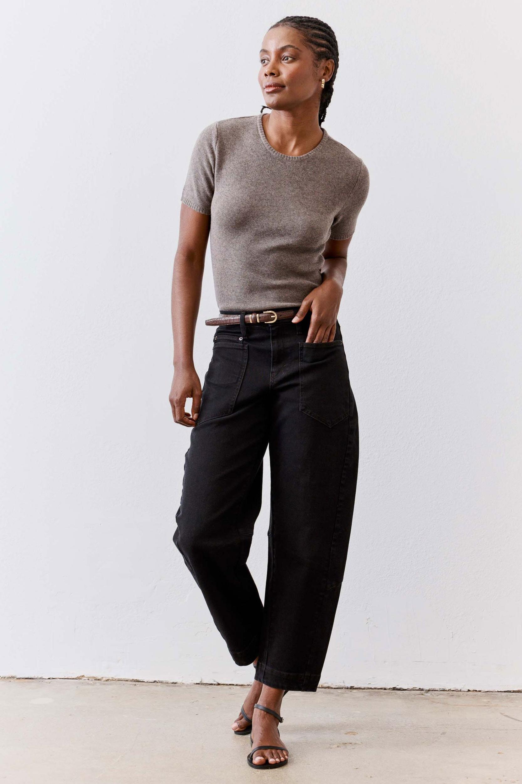 The Short Sleeve Sweater Top Product Image