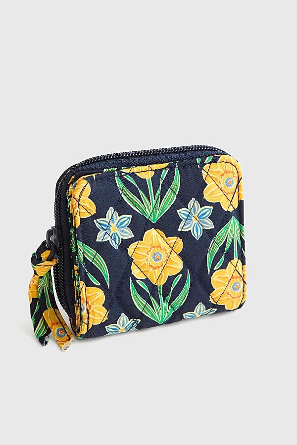 Vera Bradley Quilted Cotton Small Zip Wallet Womens at Urban Outfitters Product Image