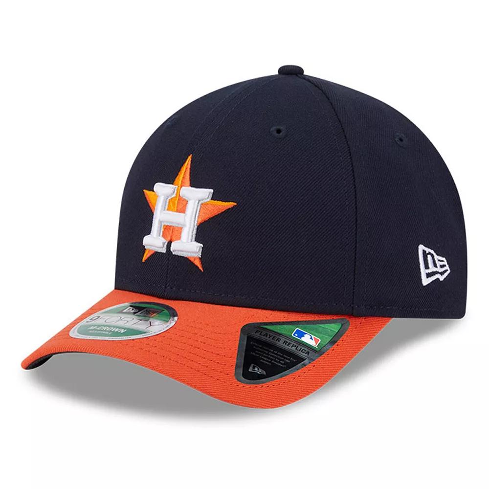 New Era Mens New Era Astros 940MC Replica Player Road OTC Cap - Mens Orange/Navy Product Image