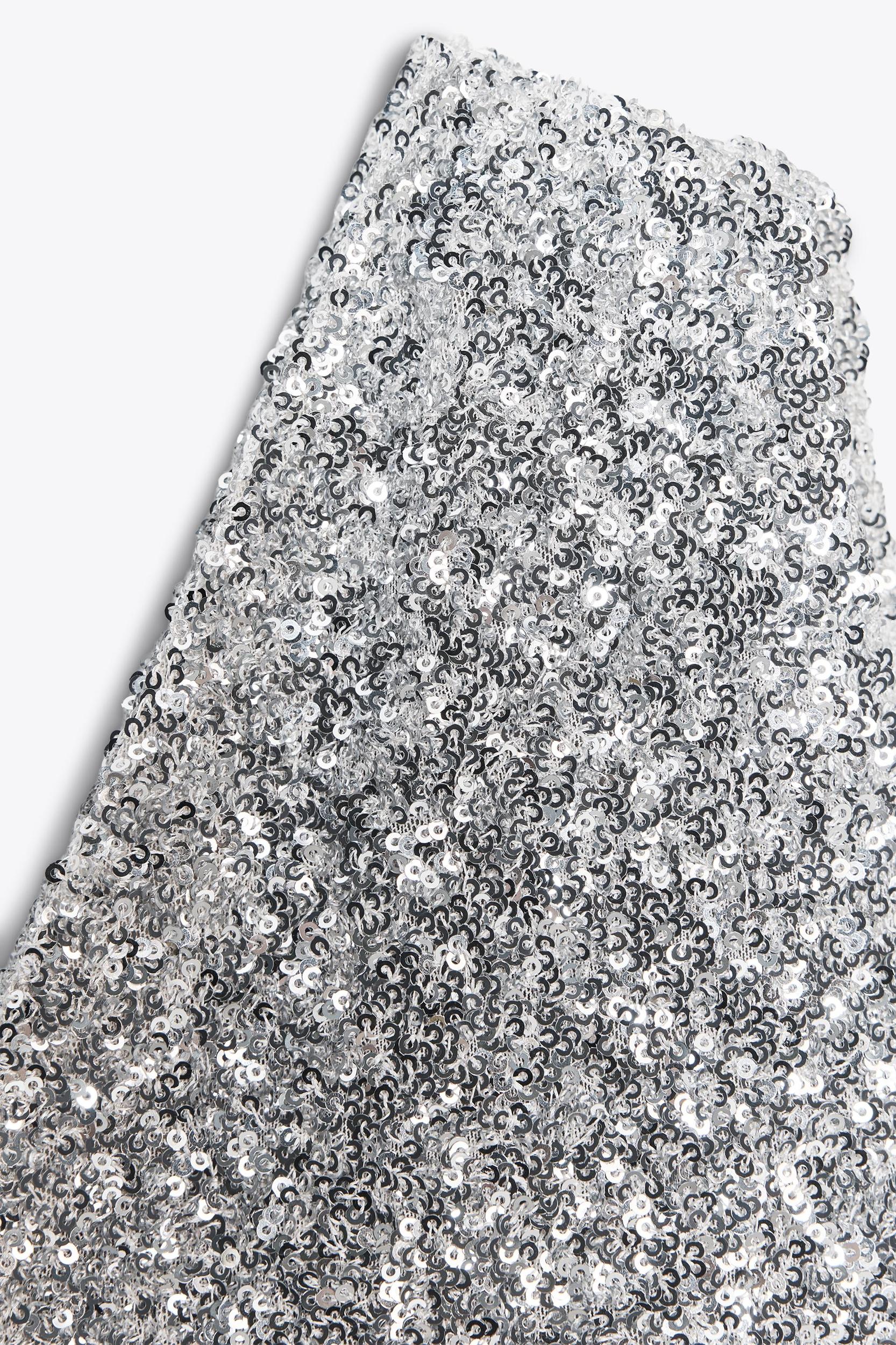 ASYMMETRIC SEQUIN TOP Product Image