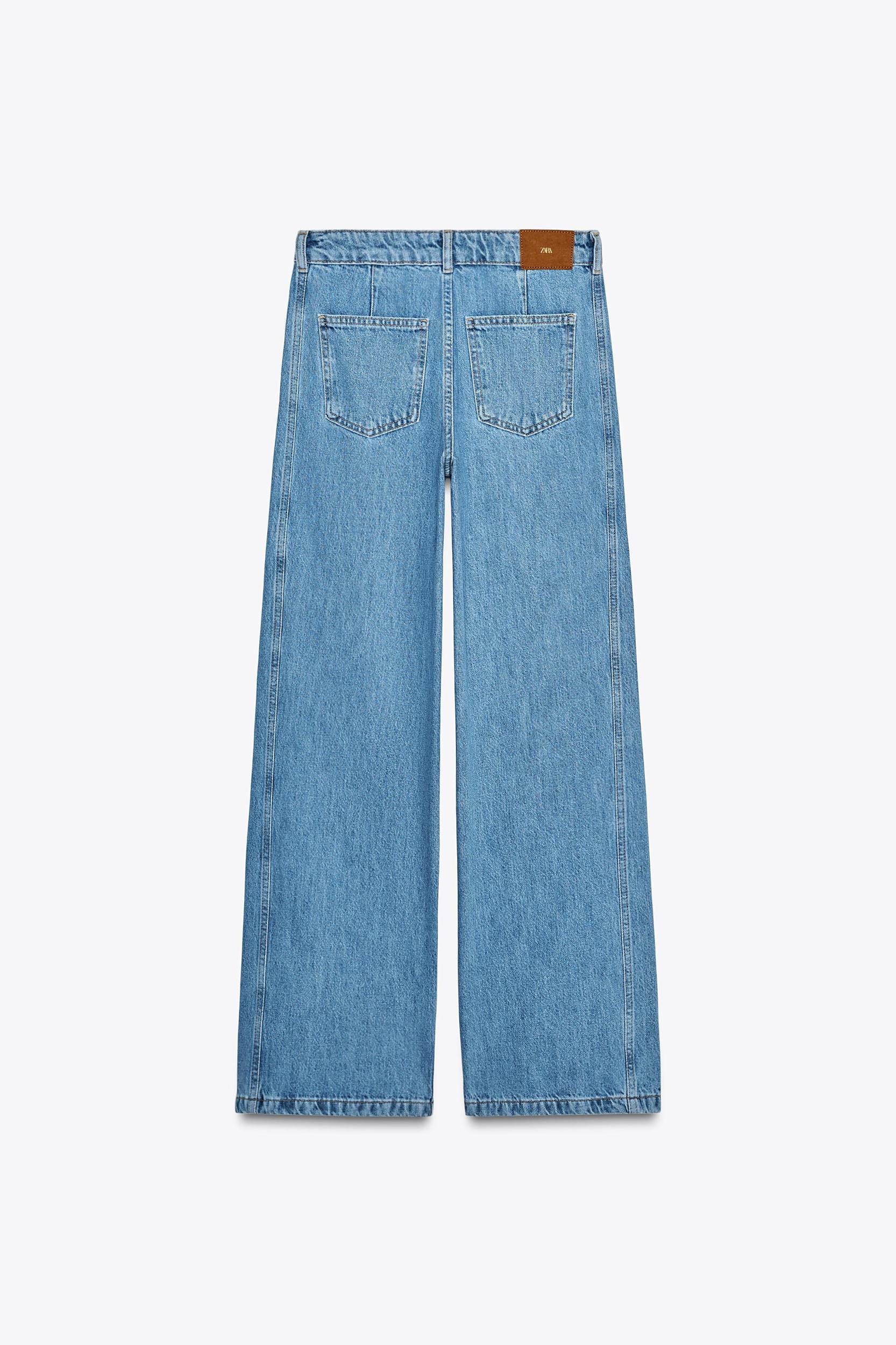 Z1975 HIGH RISE STRAIGHT FRONT SEAM JEANS Product Image