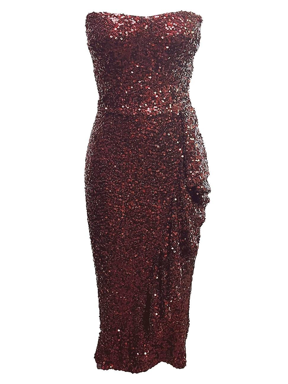 Womens Alexis Sequin Midi Dress Product Image
