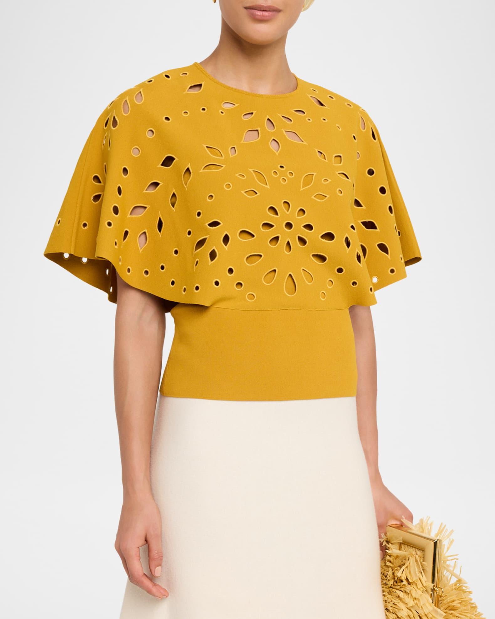  Josie Cape-Sleeve Knit Top Product Image