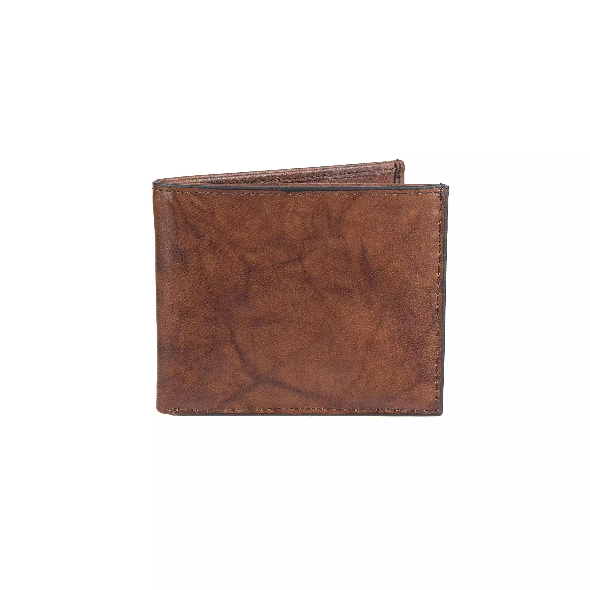 Men's Sonoma Goods For Life® Slimfold RFID-Blocking Wallet, Brown Product Image
