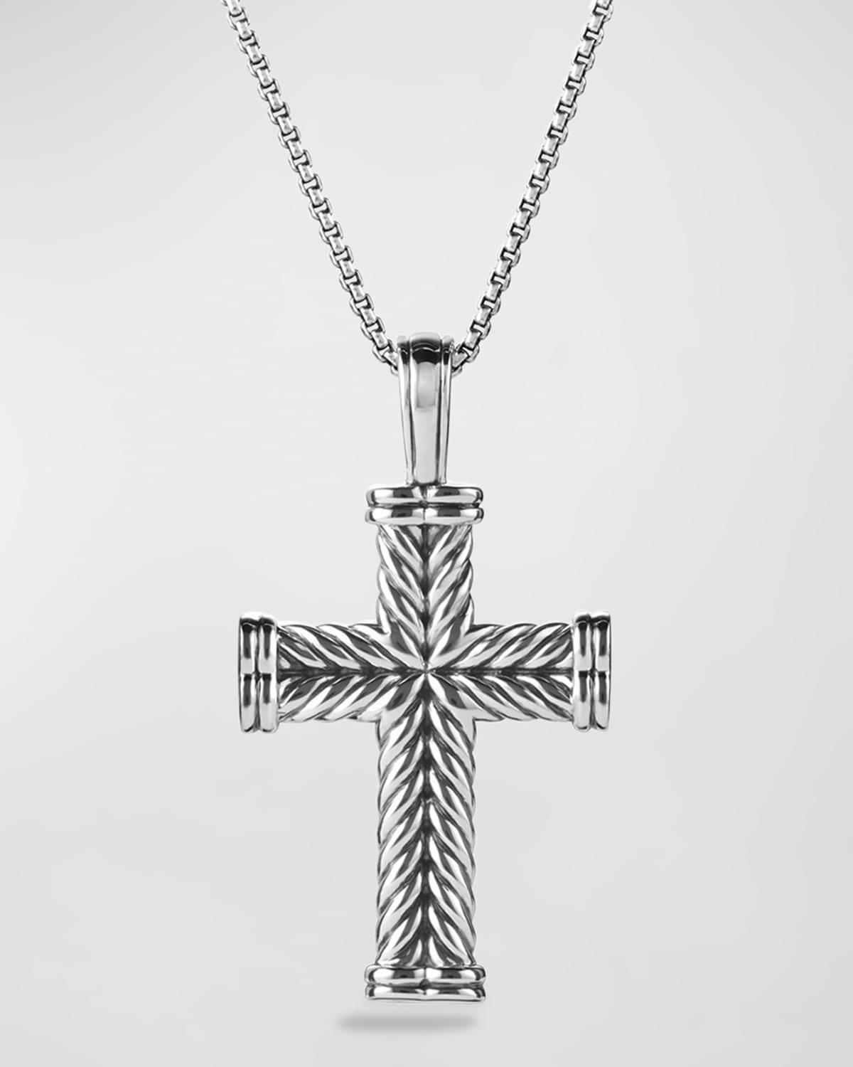 Mens Chevron Cross Pendant Product Image