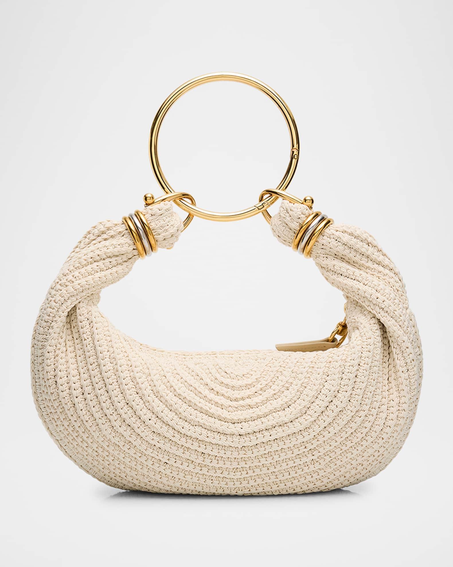 Rounded Crochet Bracelet Hobo Bag Product Image