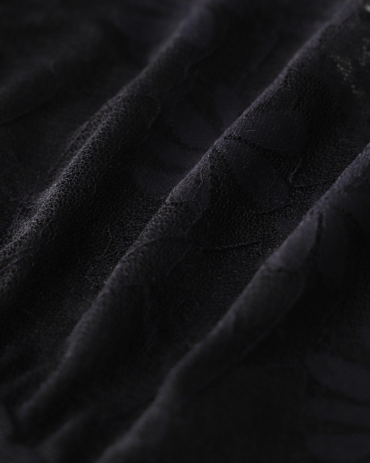 Black Lace V Neck Bustier Product Image