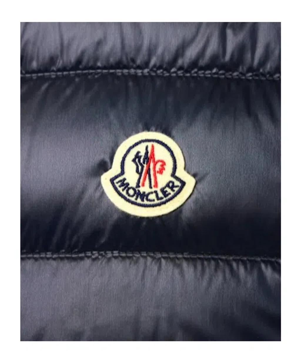 MONCLER High Collar Puffer Quilted Sleeveless Jacket In Black Product Image