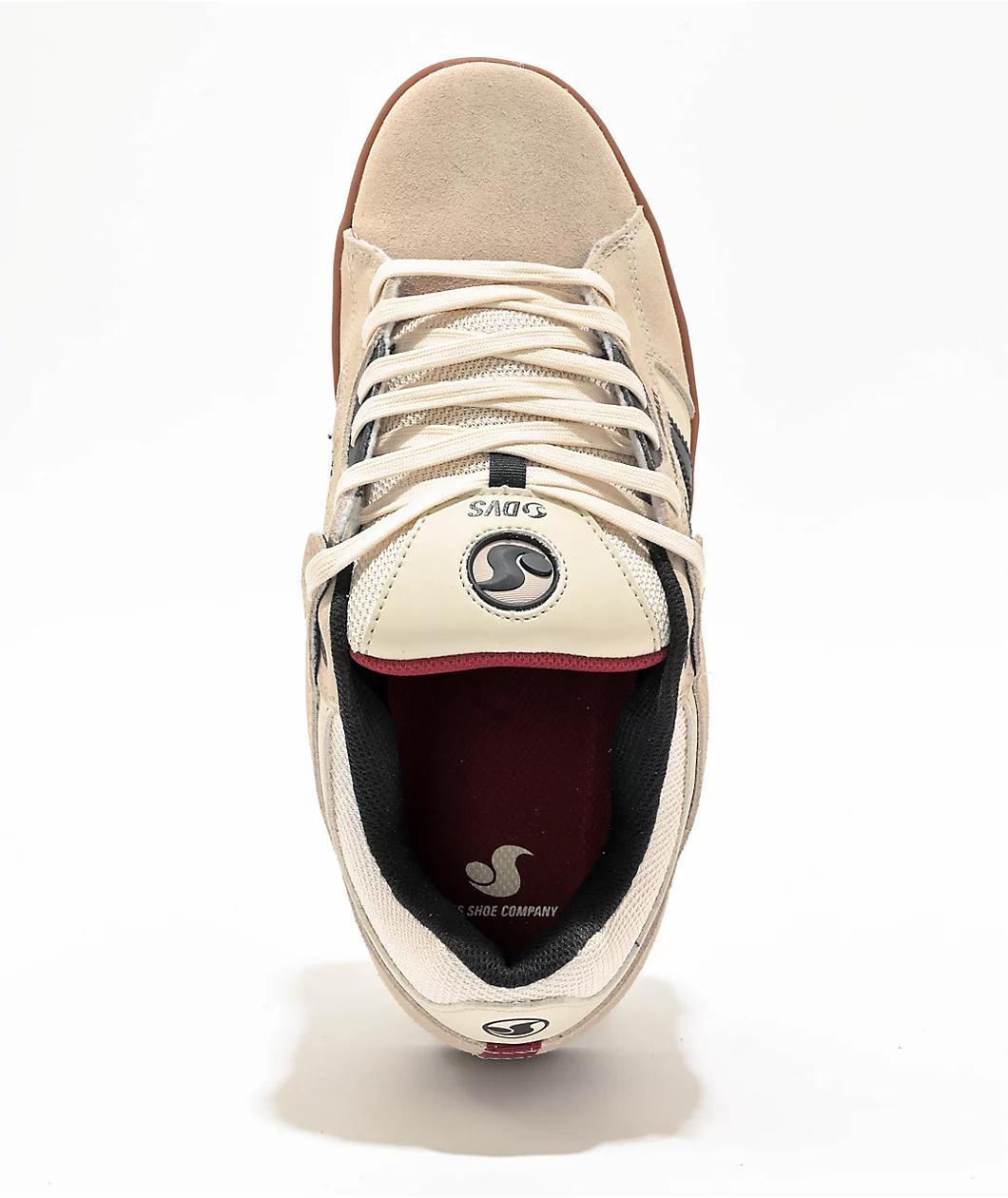 DVS Tactic Taupe & Gum Skate Shoes Product Image