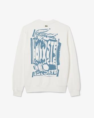 Men's Graphic Print Fleece Sweatshirt Product Image