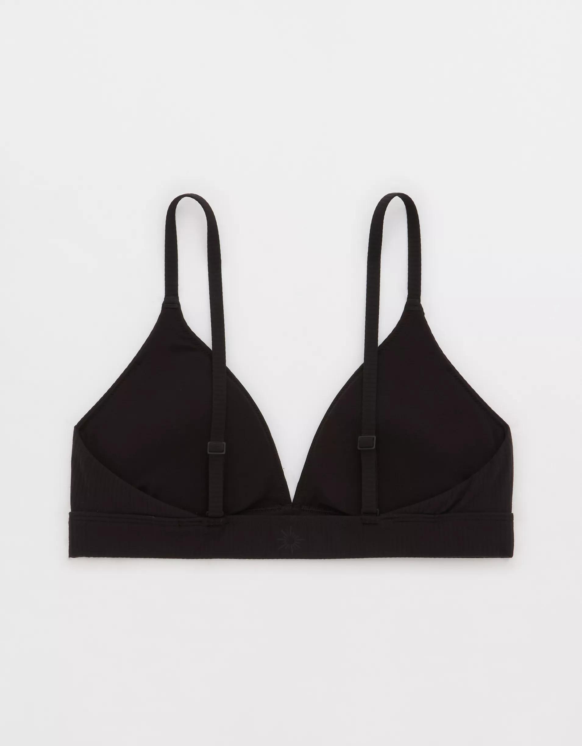 OFFLINE By Aerie Real Me XTRA Rib Triangle Sports Bra Product Image