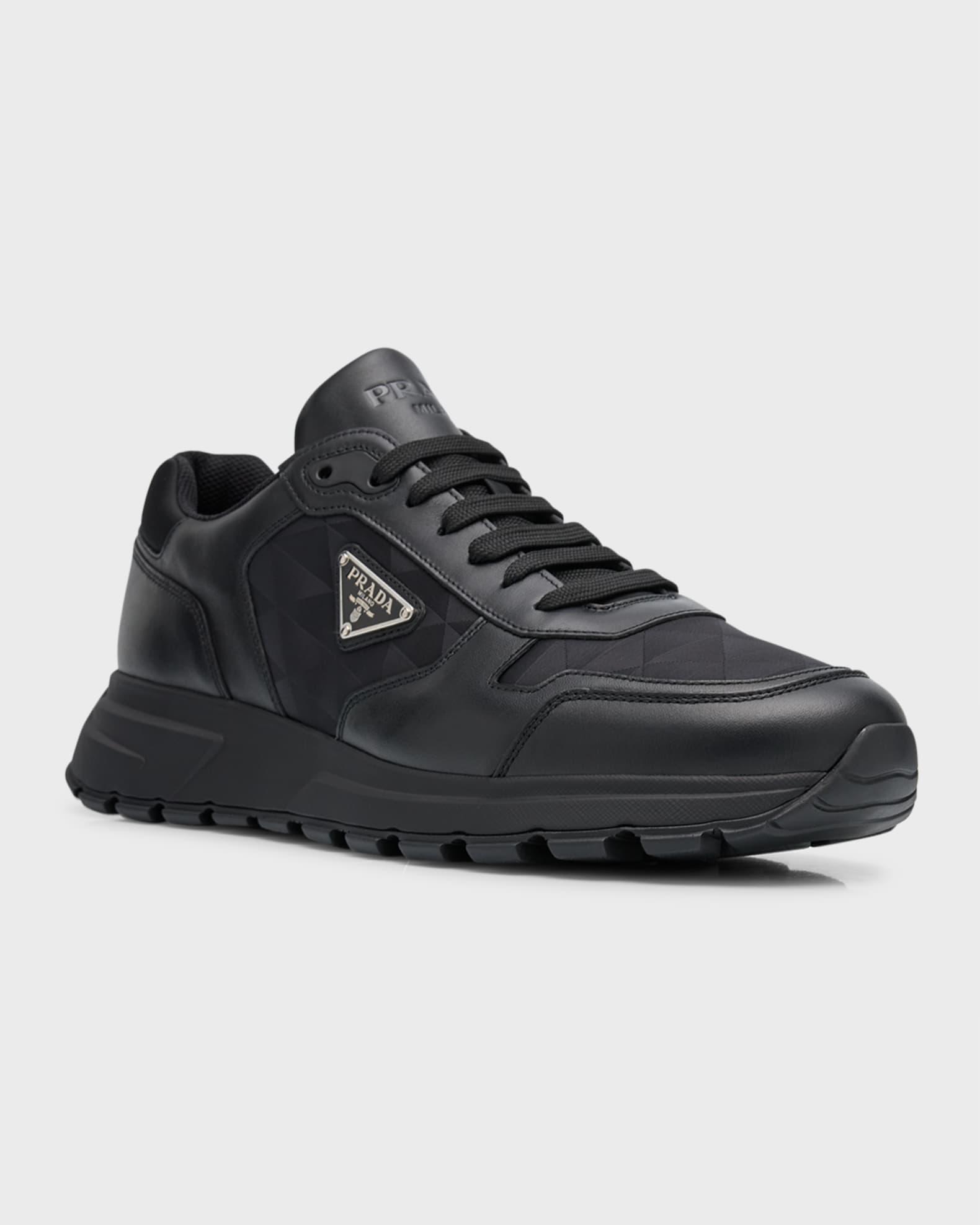 Men's Prax Triangle Logo Runner Sneakers  Product Image