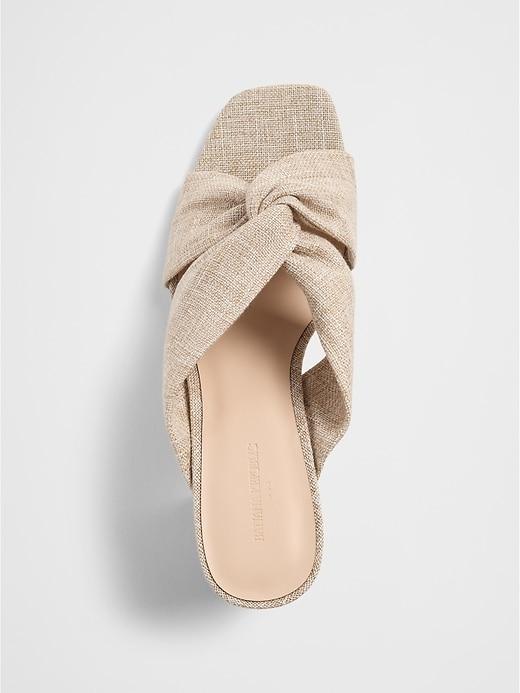 Crossover Heeled Sandal Product Image