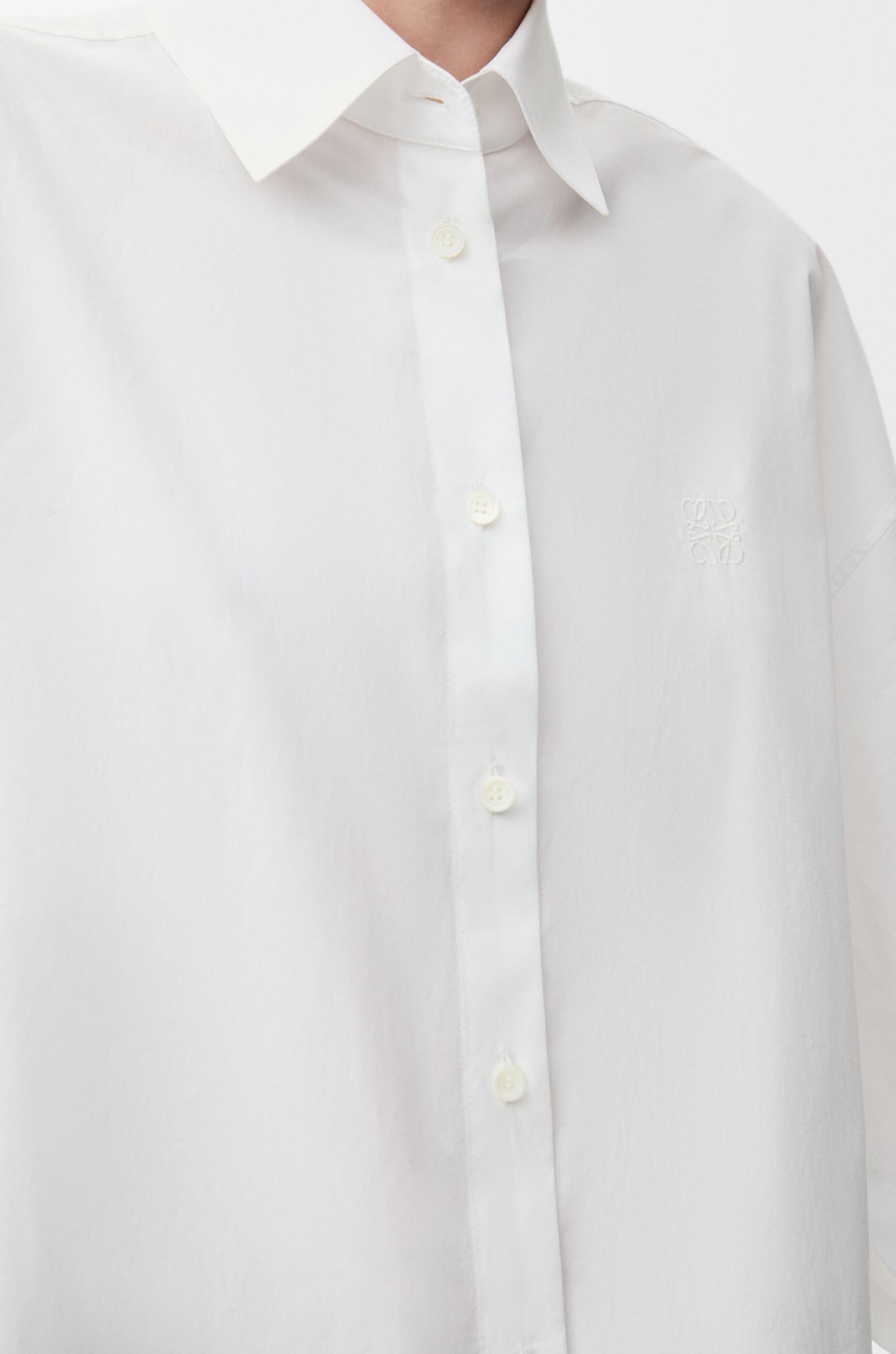 Cape shirt in cotton Product Image