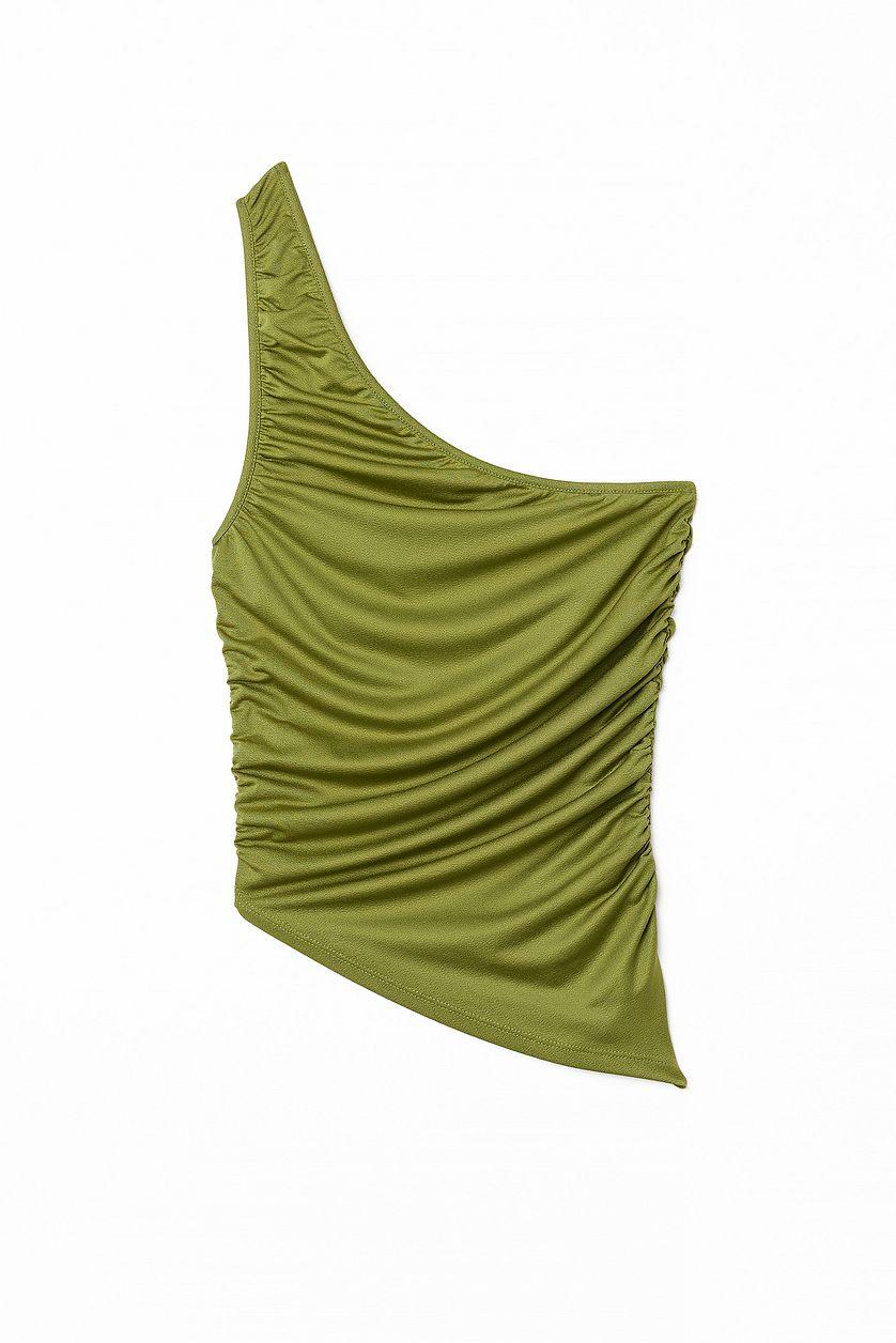 Asymmetric Side Jersey Top Product Image