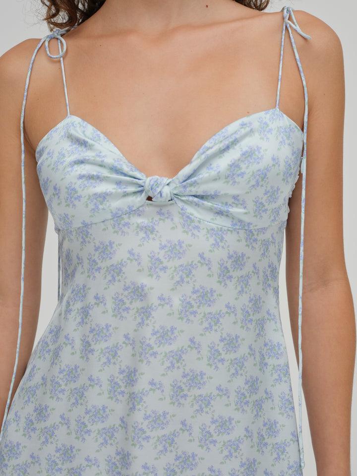 Adira Mini Dress — Blue Product Image