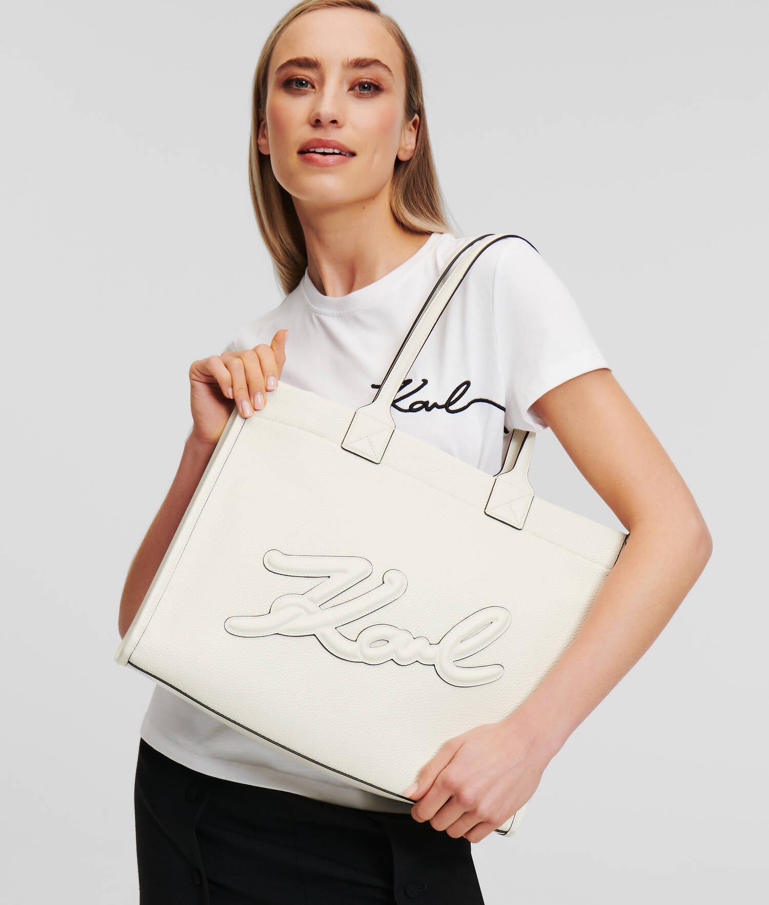 K/SKUARE GRAINY LARGE TOTE BAG Product Image