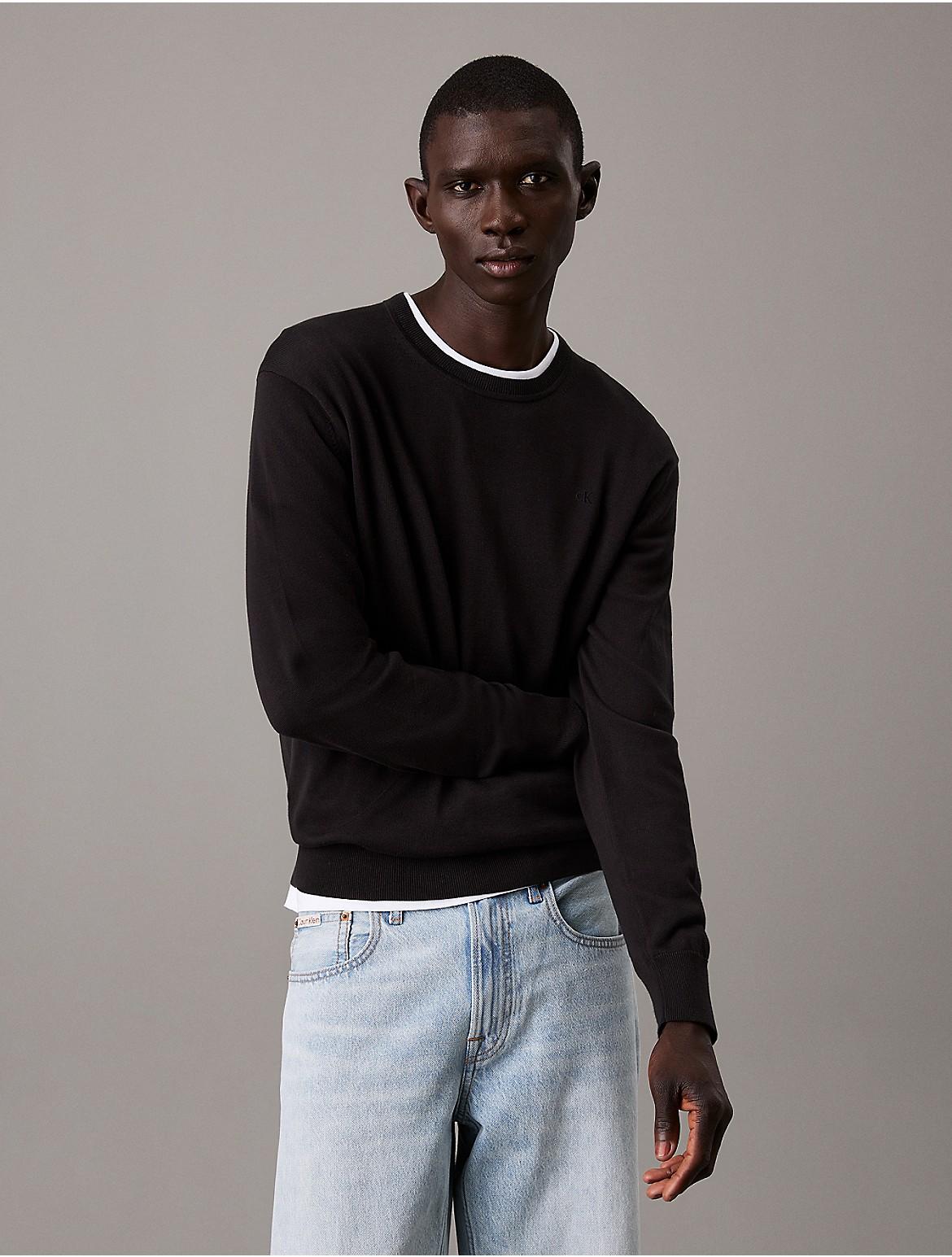 Calvin Klein Mens Supima Cotton Classic Sweater Product Image