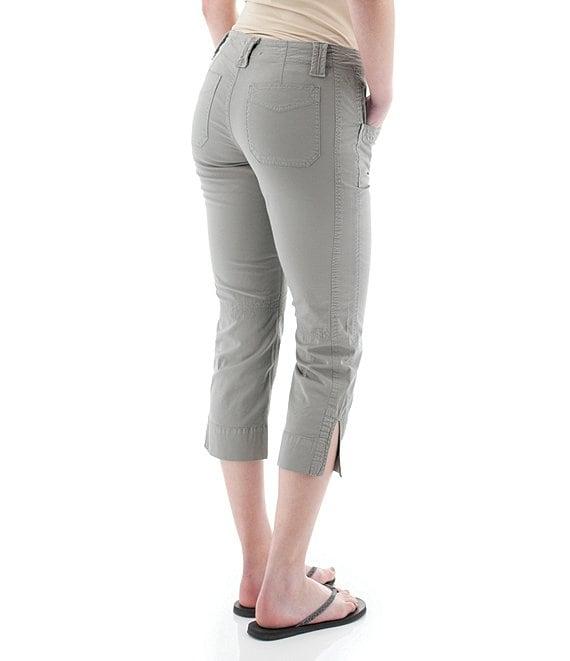 Aventura Arden Capri Side Slit Twill Pants Product Image