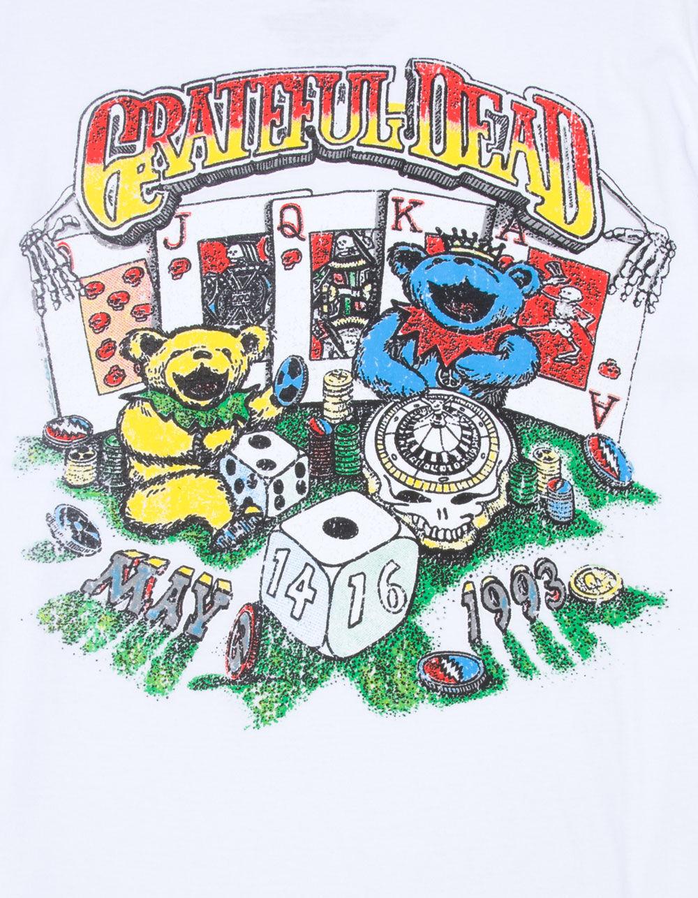 GRATEFUL DEAD Face Card Mens Tee - WHITE Product Image