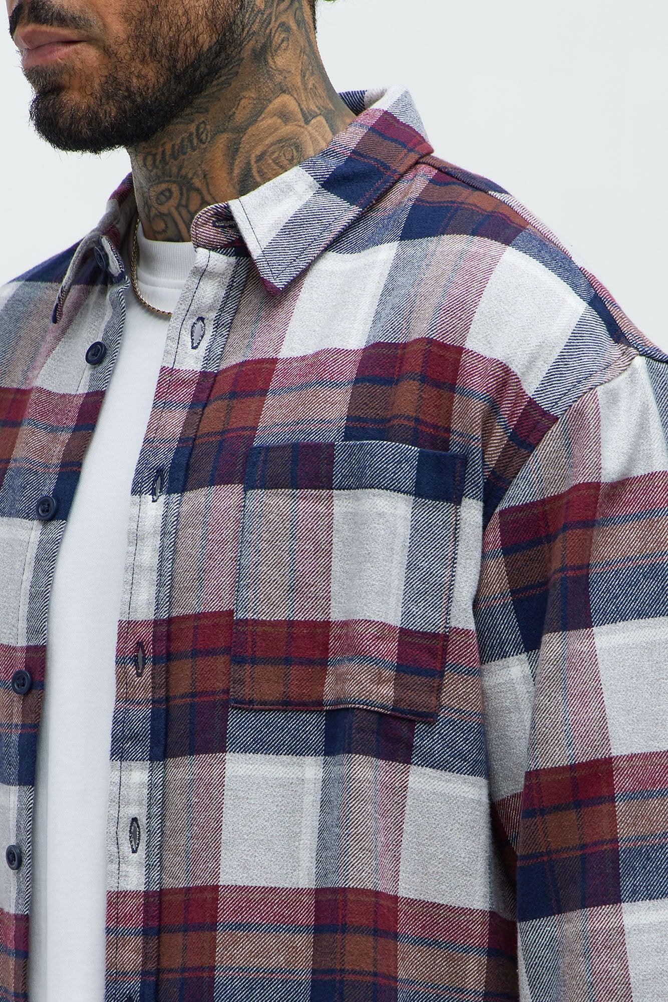 Utica Plaid Flannel Shirt - Multi Color Product Image