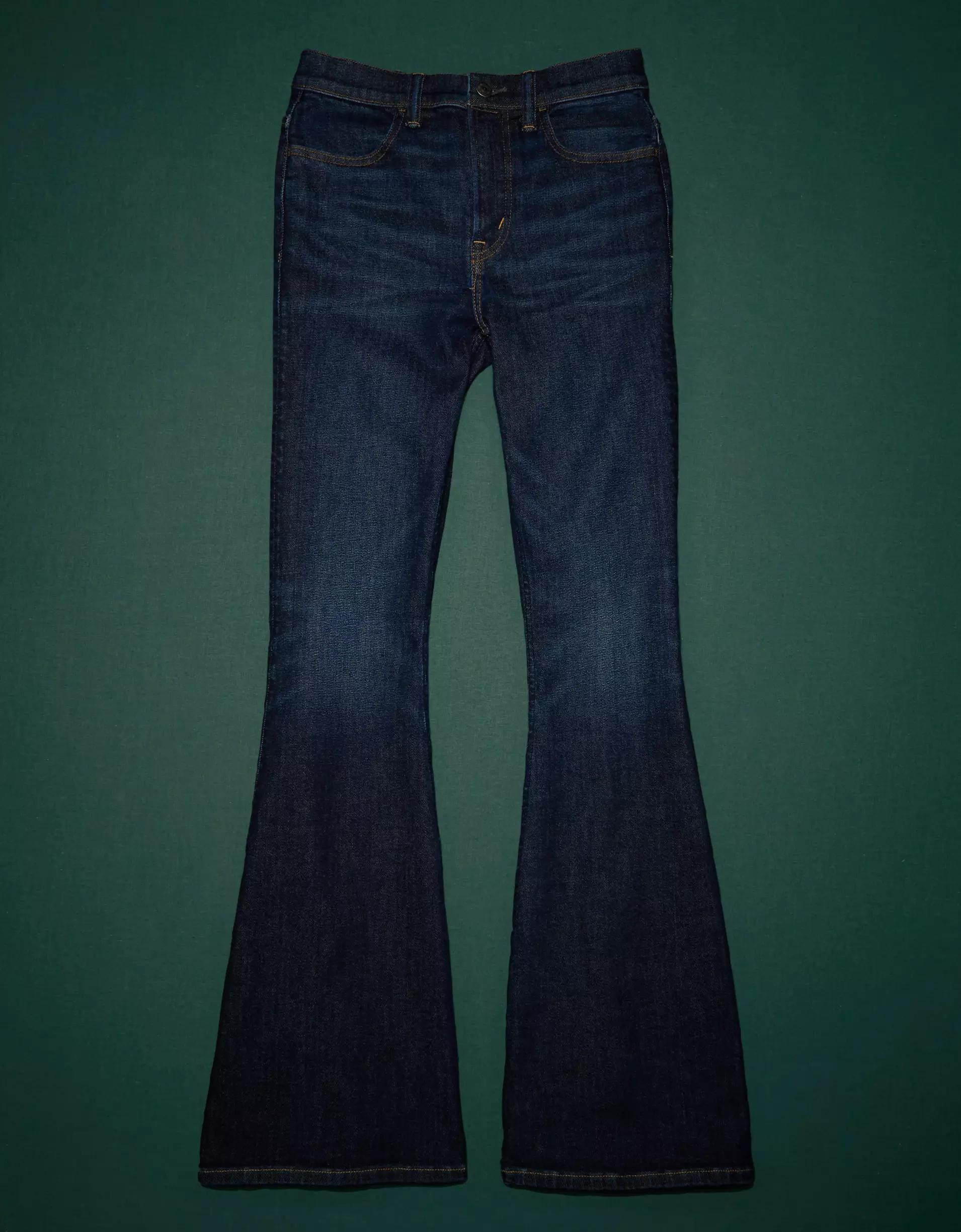 AE77 Premium High-Waisted Flare Jean Product Image