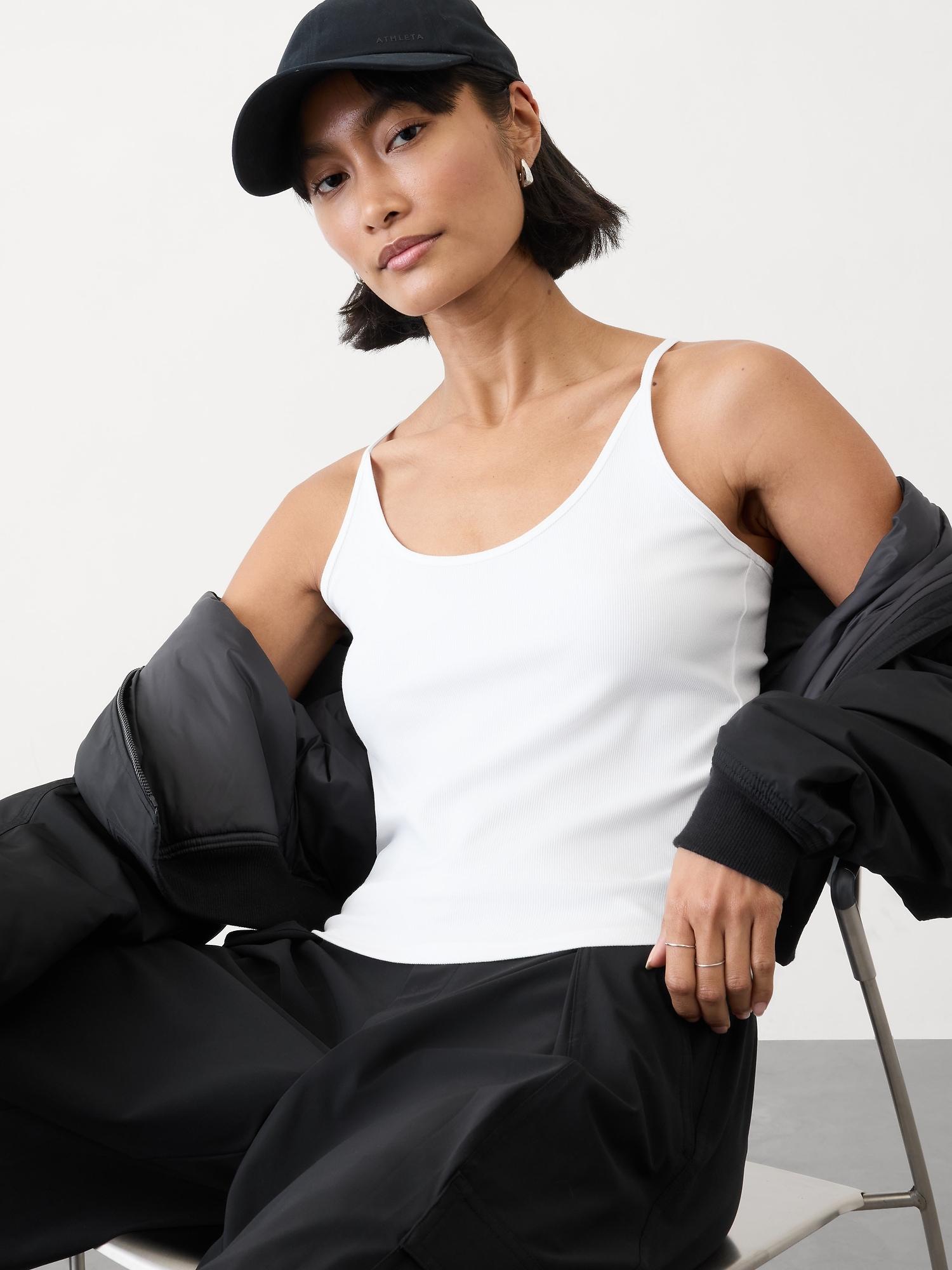 Signature Rib Thin Strap Tank Product Image