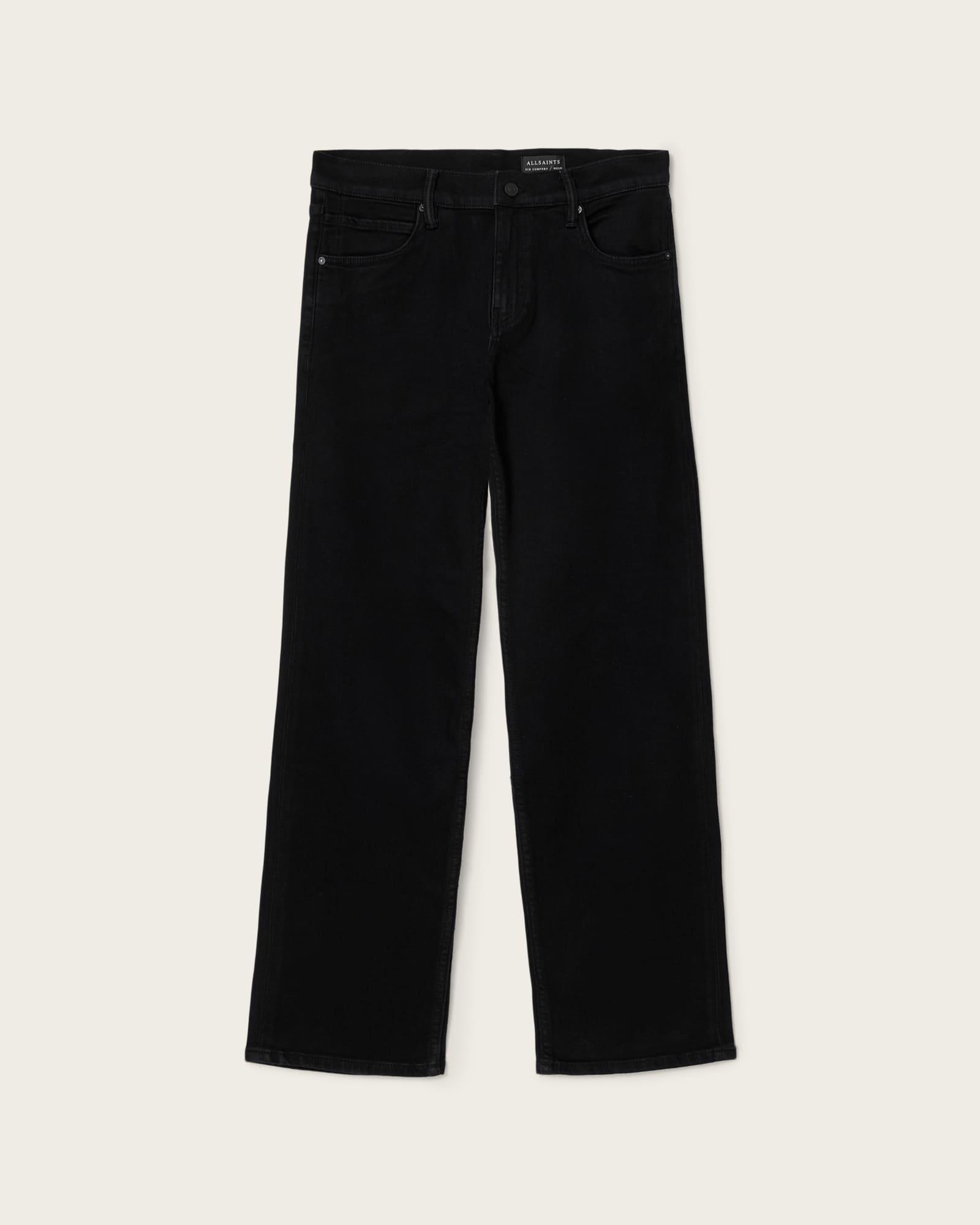 Sid Comfort Denim Skinny Jeans Jet Black | ALLSAINTS US Product Image