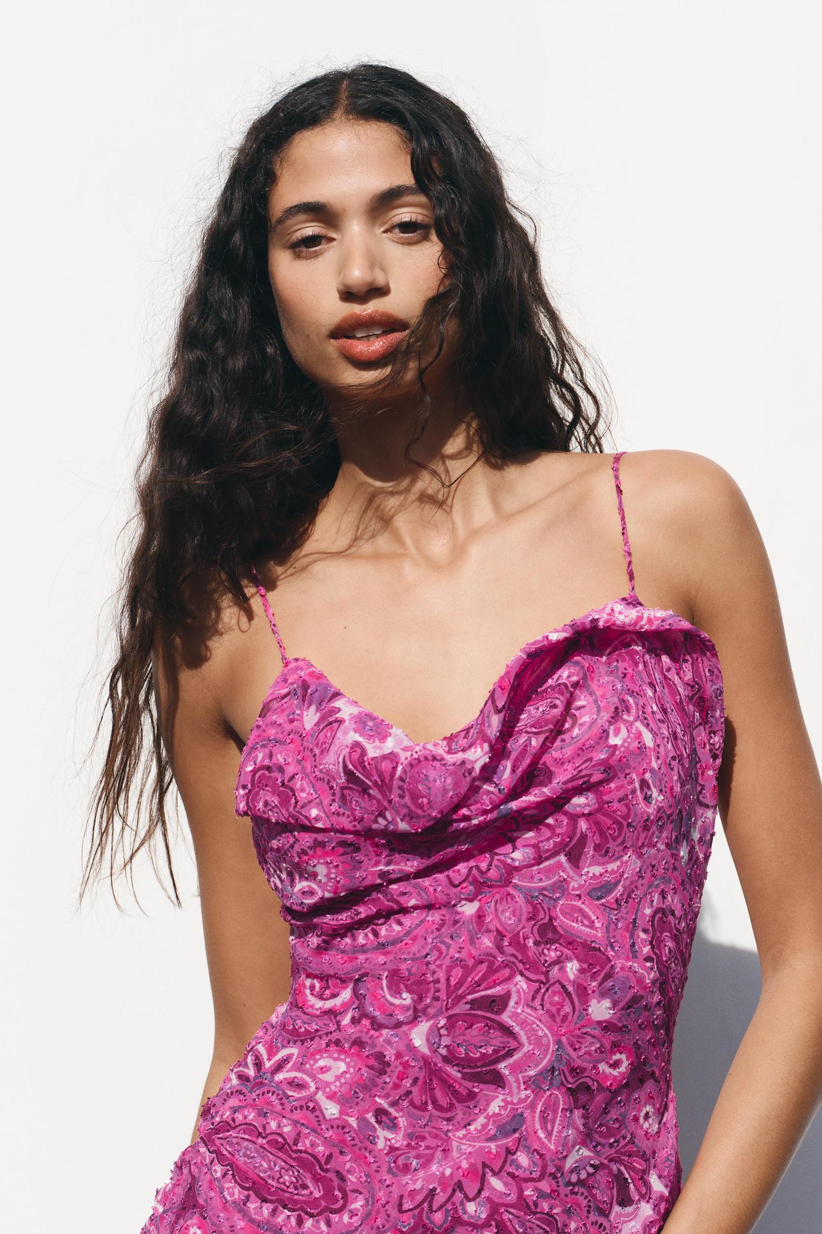 PRINTED MIDI DRESS Product Image