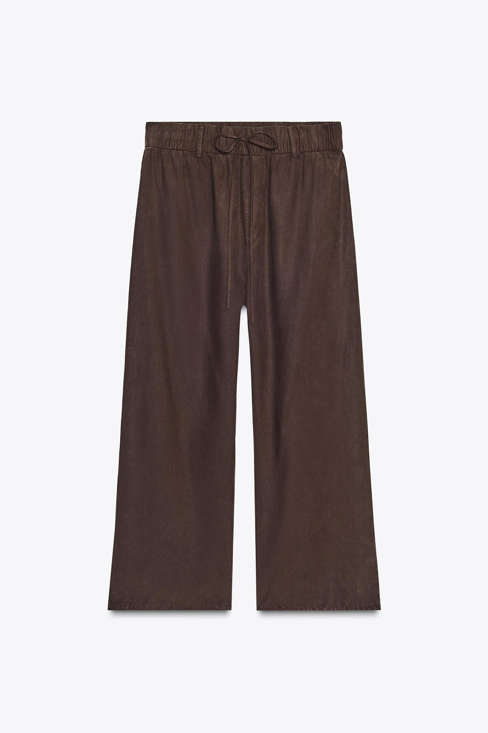 FLOWY CROP PANTS Product Image