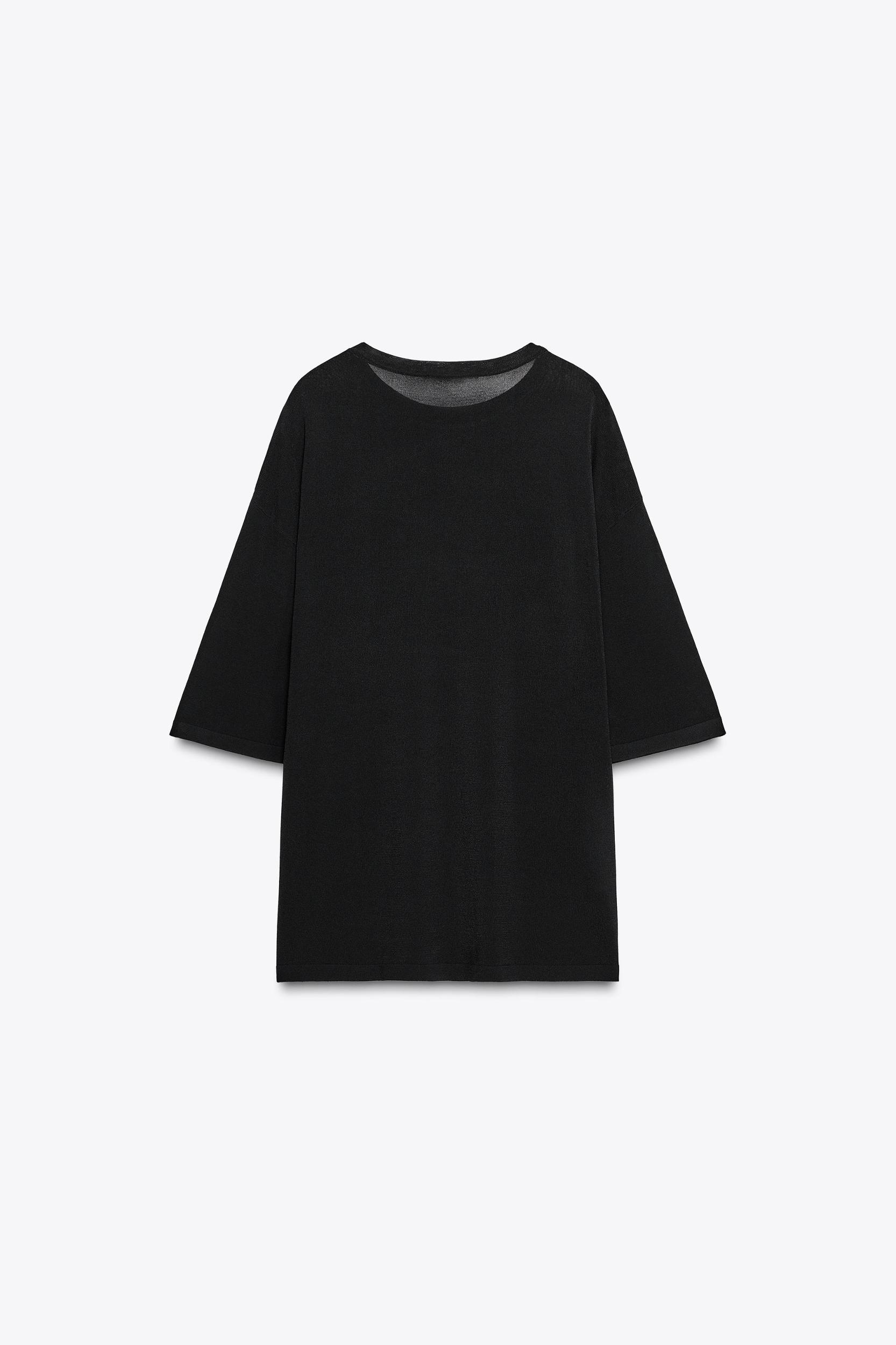 OVERSIZED PLAIN KNIT TOP Product Image