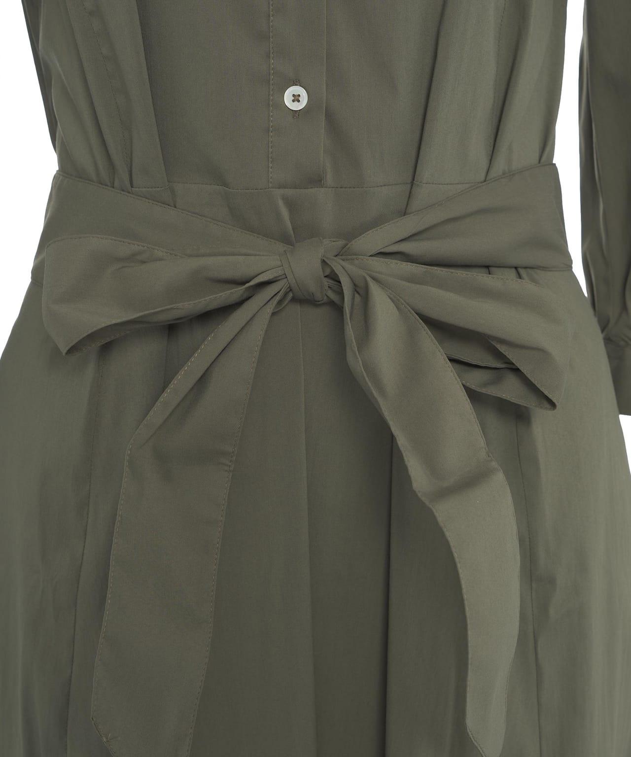 Maxi dress with waist belt Product Image