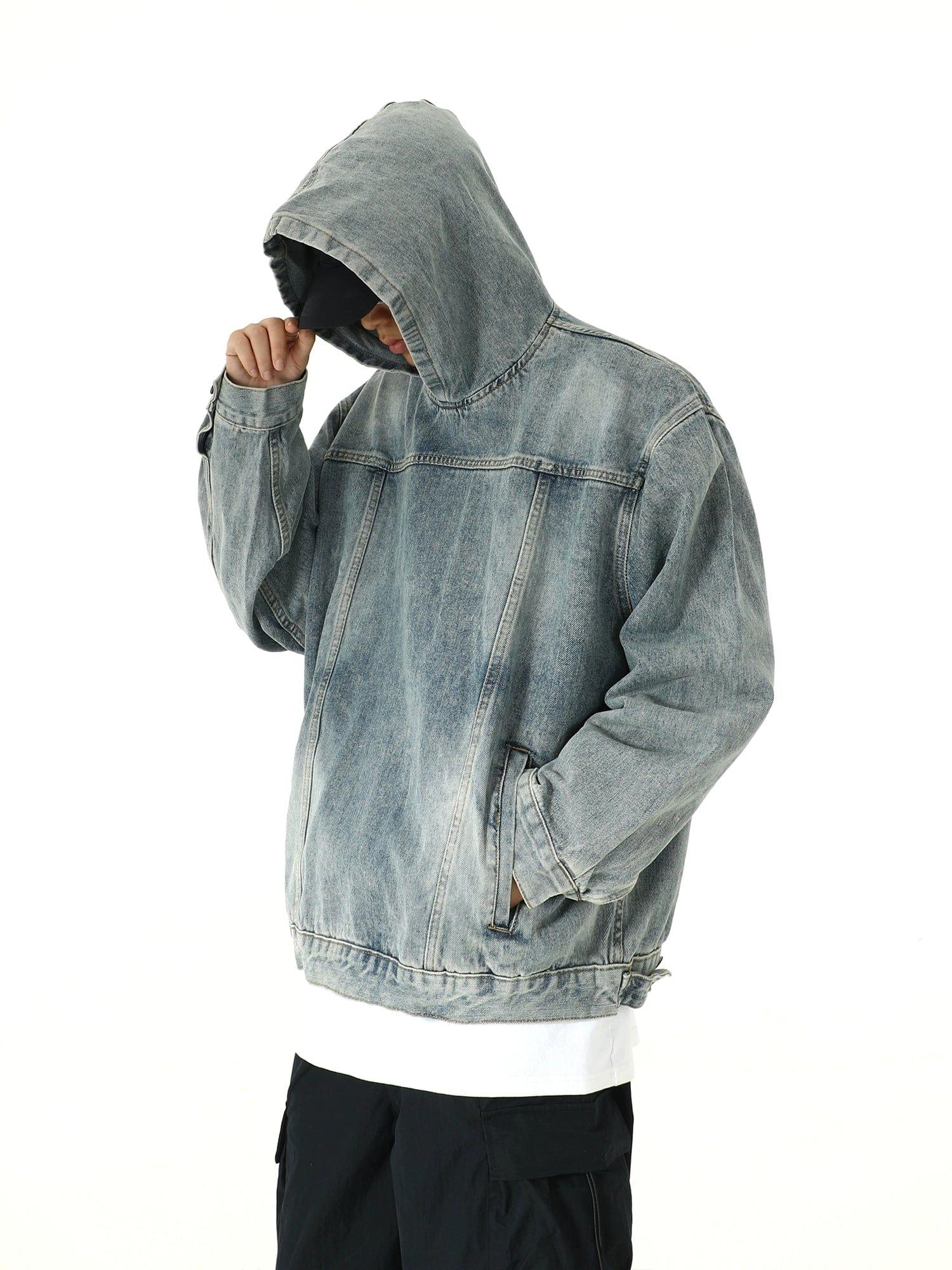 RT No. 10259 HOODED DENIM PULLOVER HOODIE Product Image