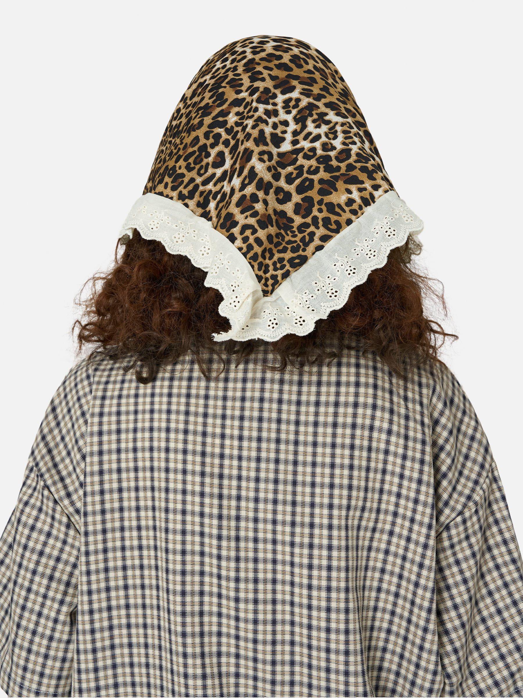 Patchwork Lace Bandana Cap Product Image