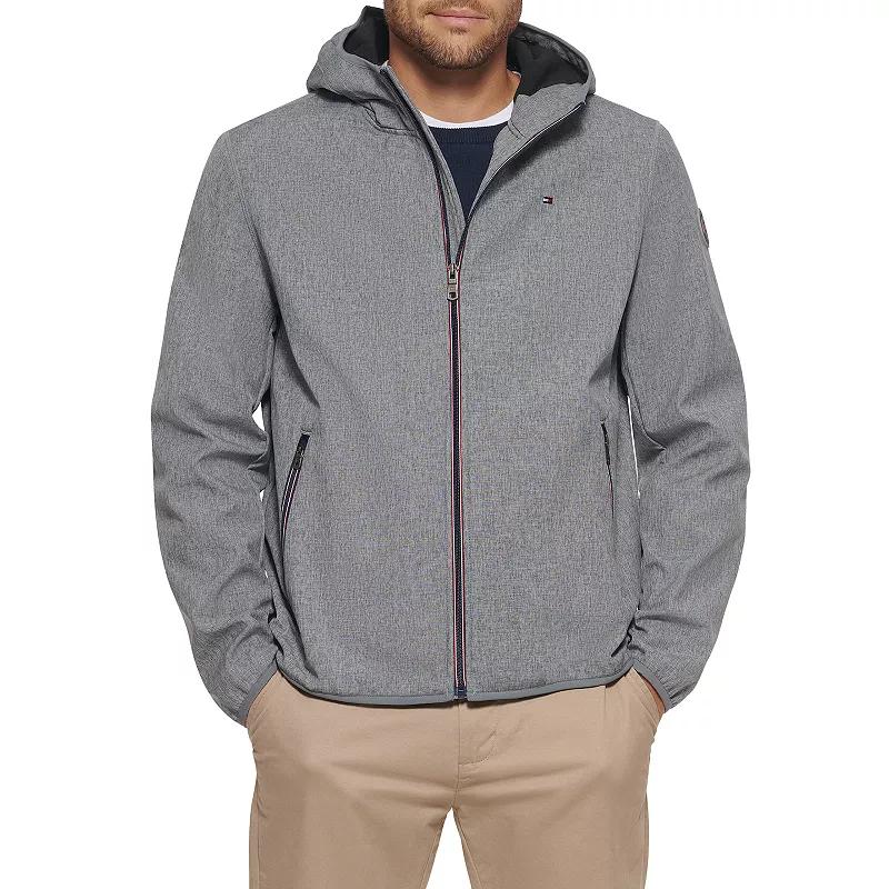 Mens Tommy Hilfiger Hooded Softshell Jacket Product Image
