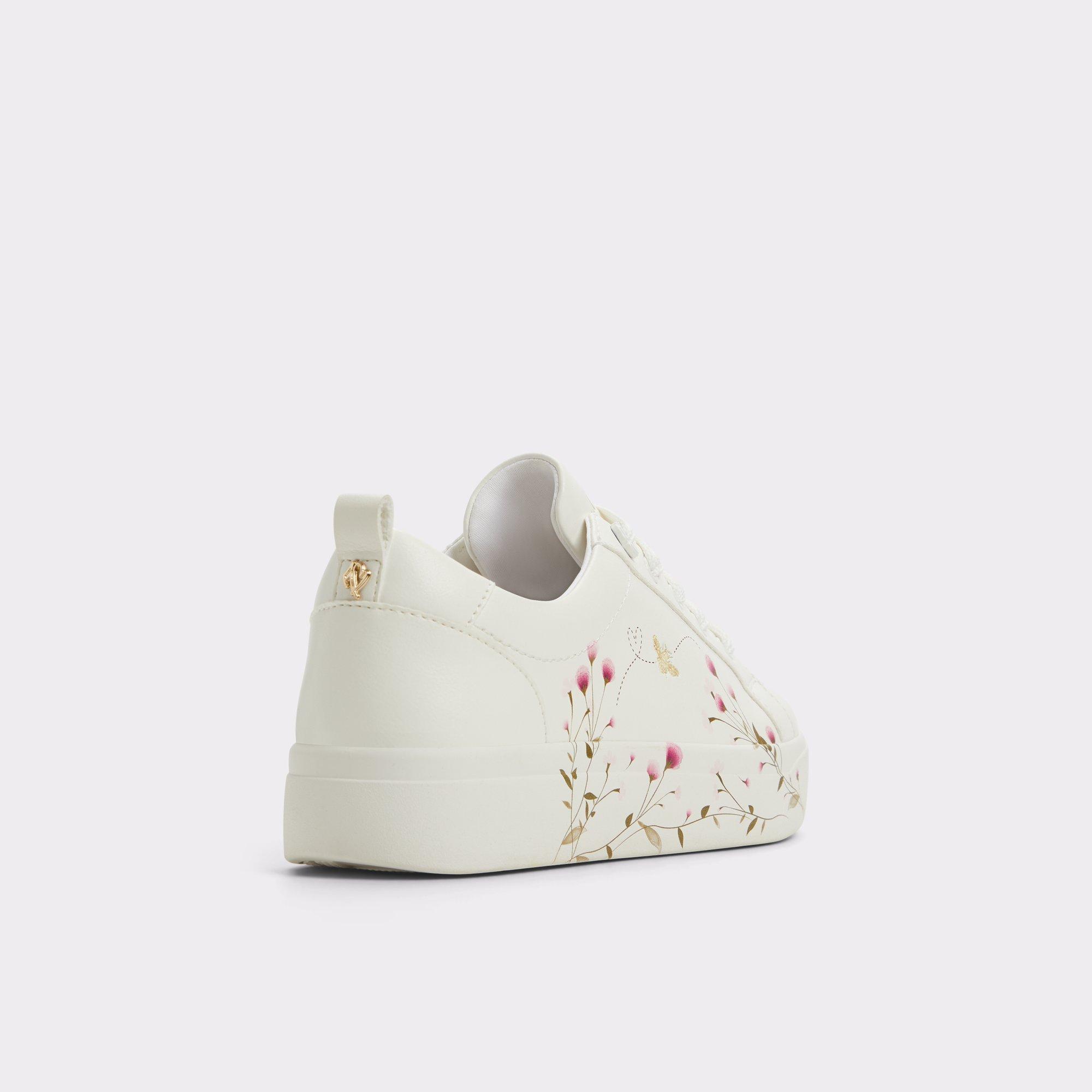 ALDO Wildflowers - Women's Low Top Sneaker Sneakers - Multi Smooth, Size 8.5 Product Image