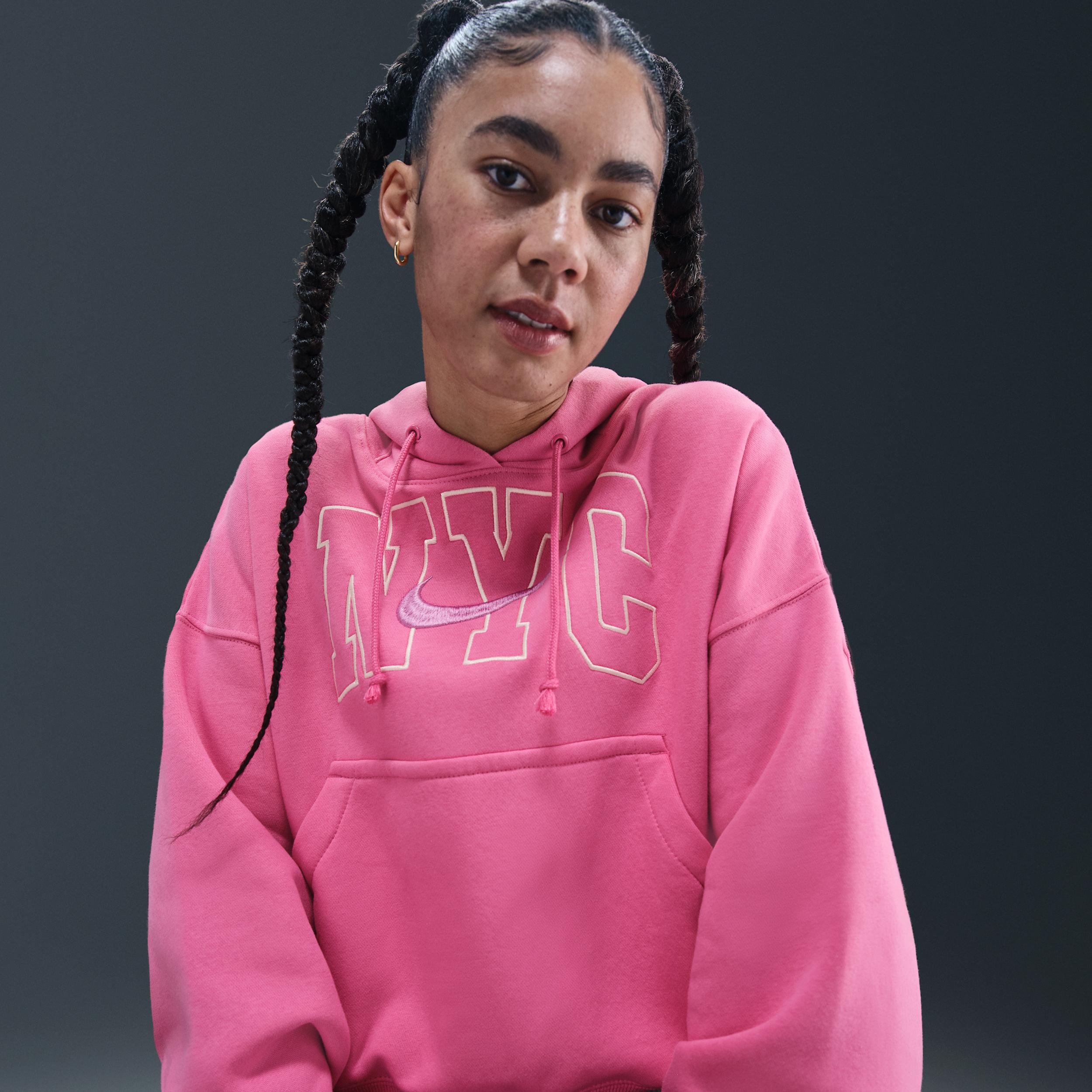 Womens Nike Sportswear Phoenix Fleece Over-Oversized Hoodie | HQ2980-684 Product Image