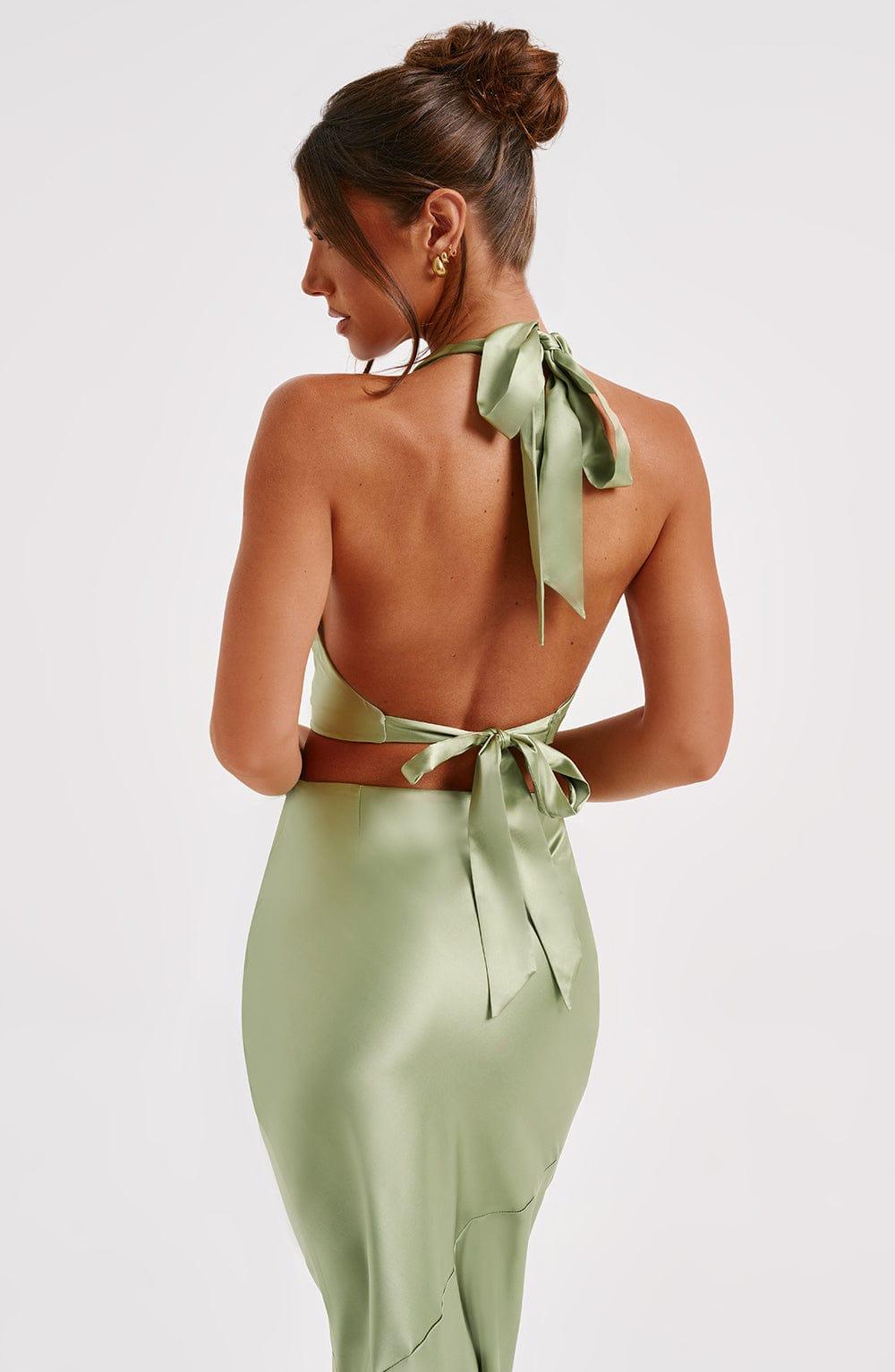 Zaylee Maxi Skirt - Khaki Product Image