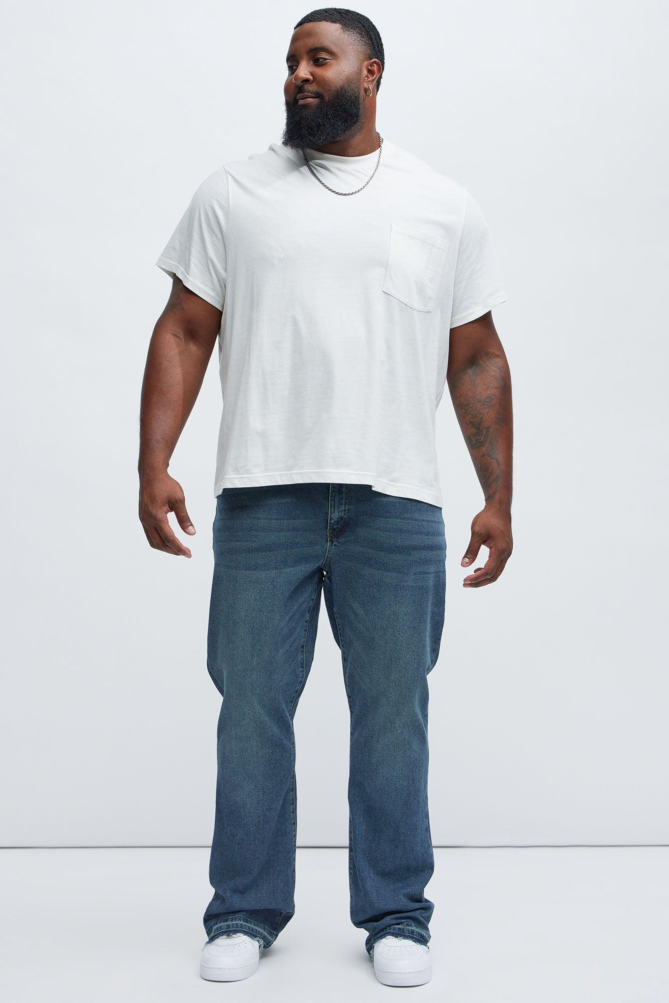 Cornell Slim Flare Jeans - Vintage Blue Wash Product Image