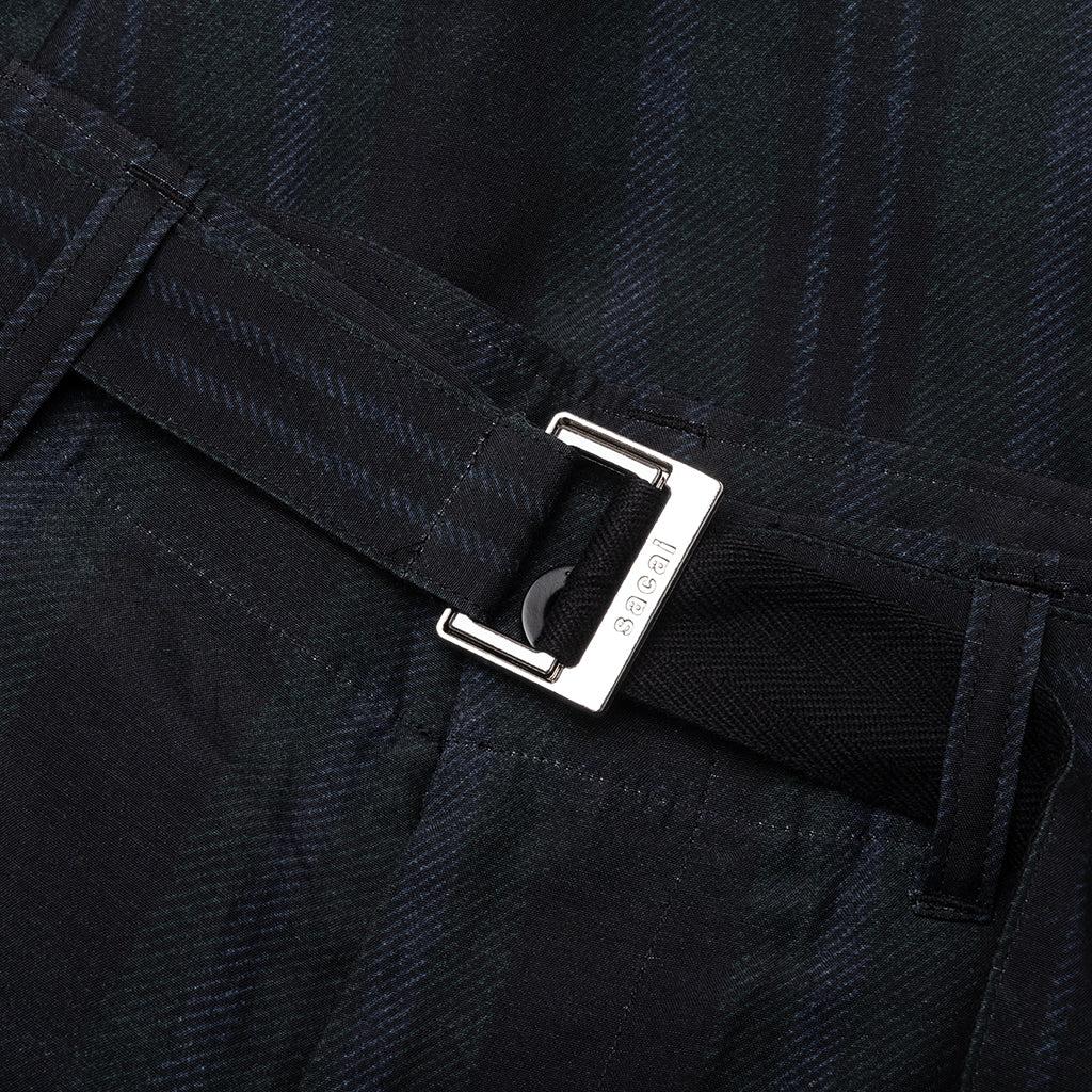 Plaid Pants - Black Male Product Image